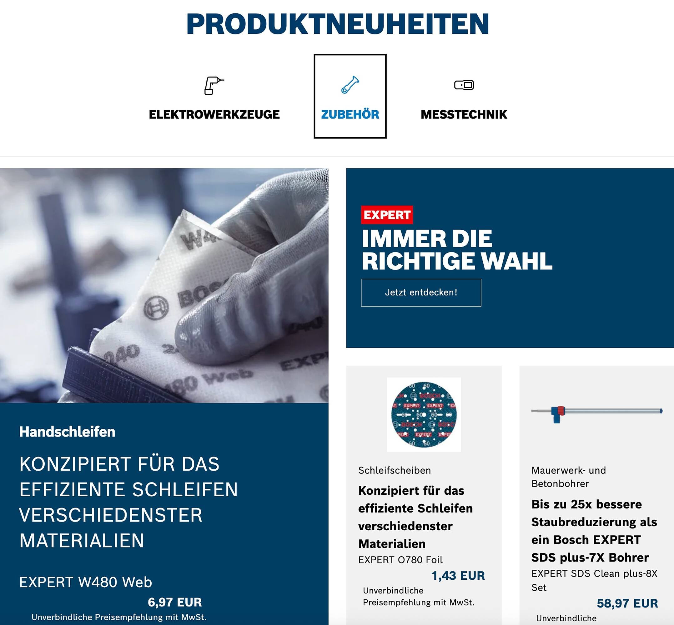 Bosch Professional Flugblatt