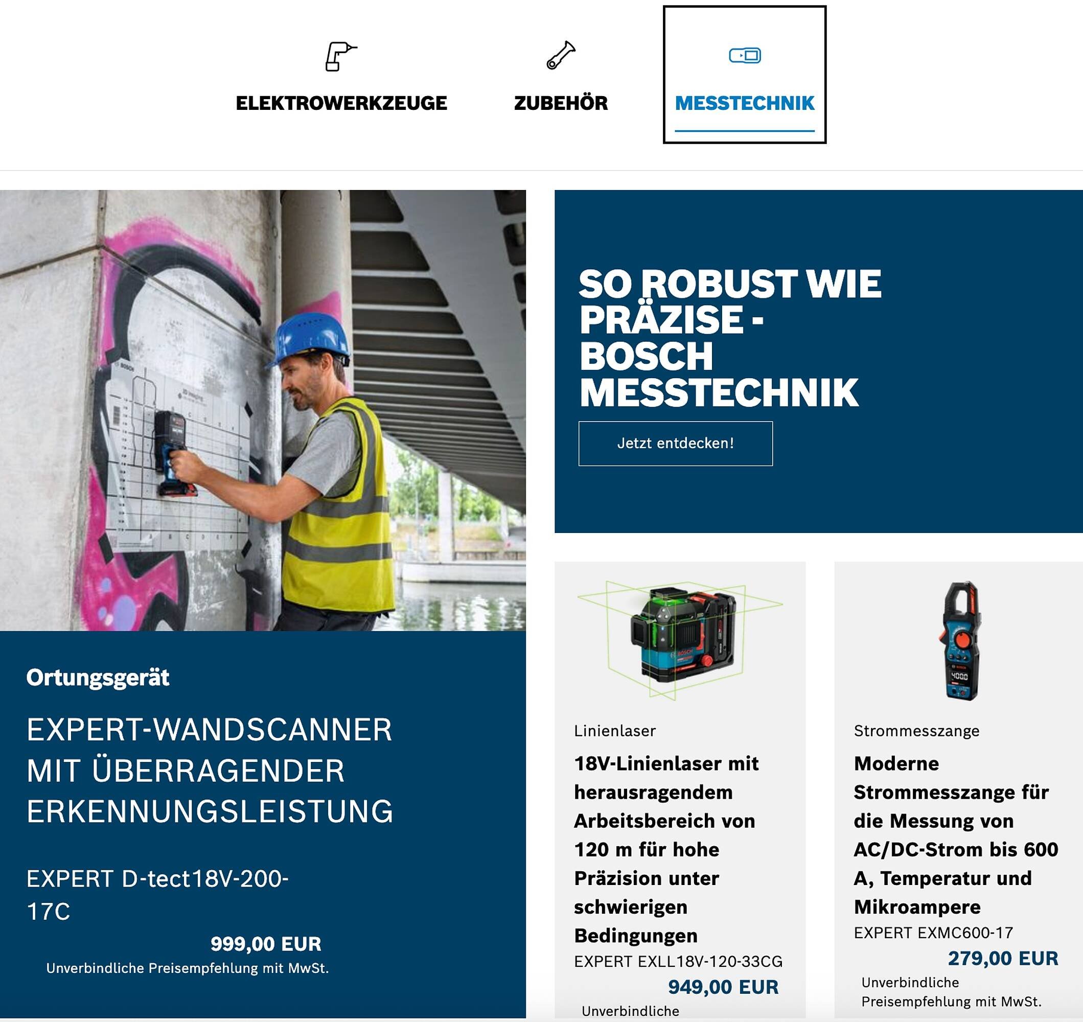 Bosch Professional Flugblatt