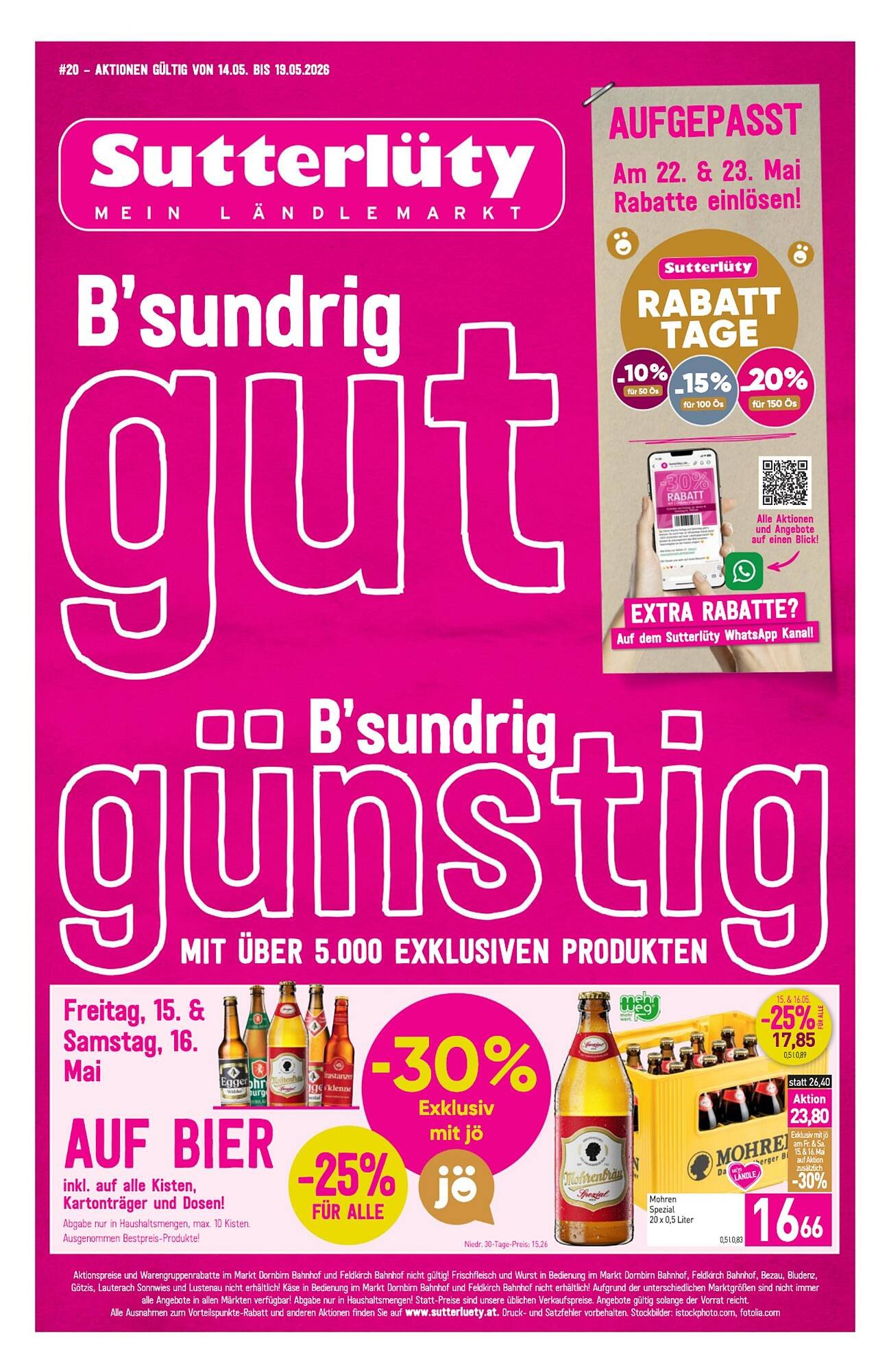 Sutterlüty Flugblatt