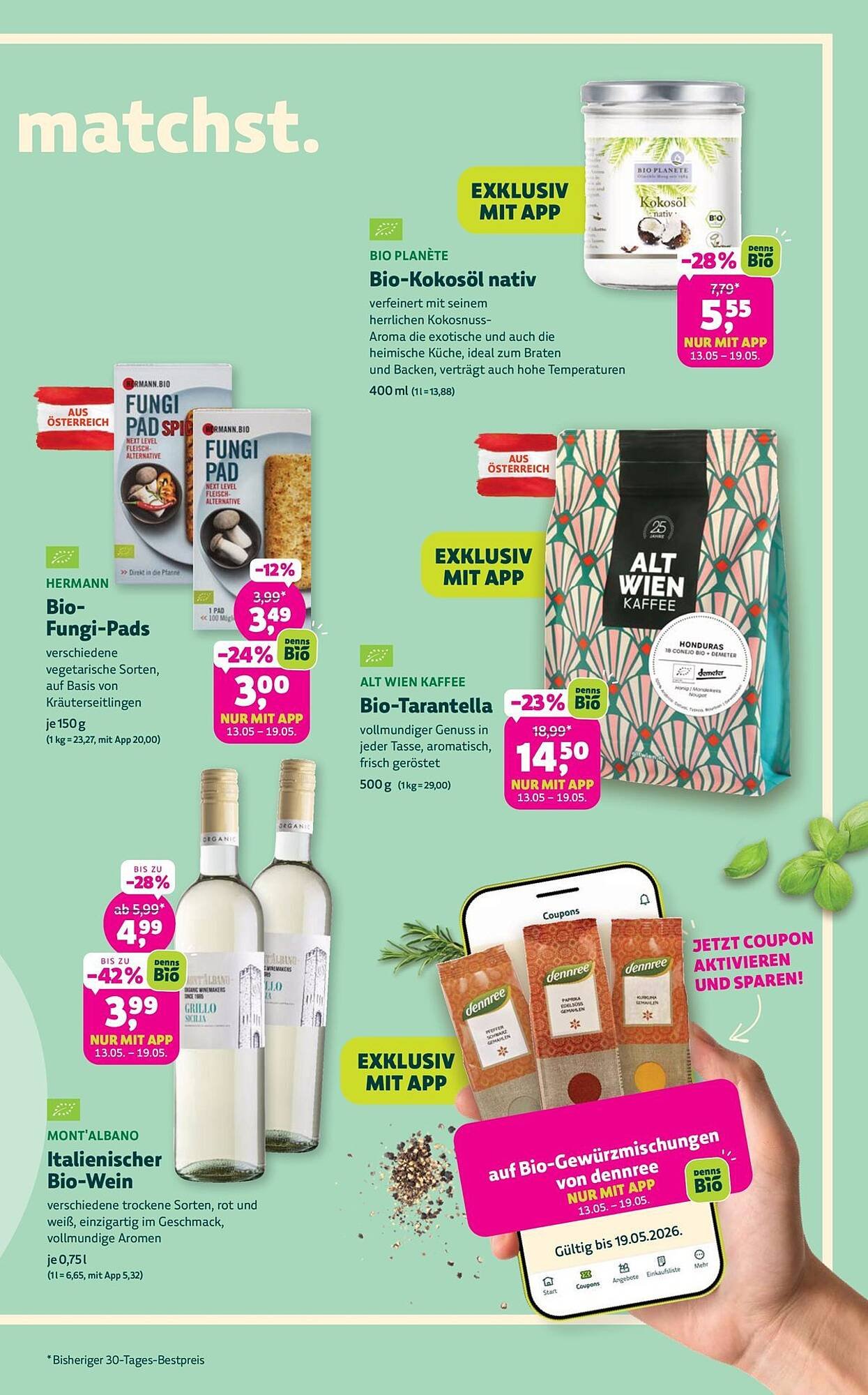 Denn's Biomarkt Flugblatt
