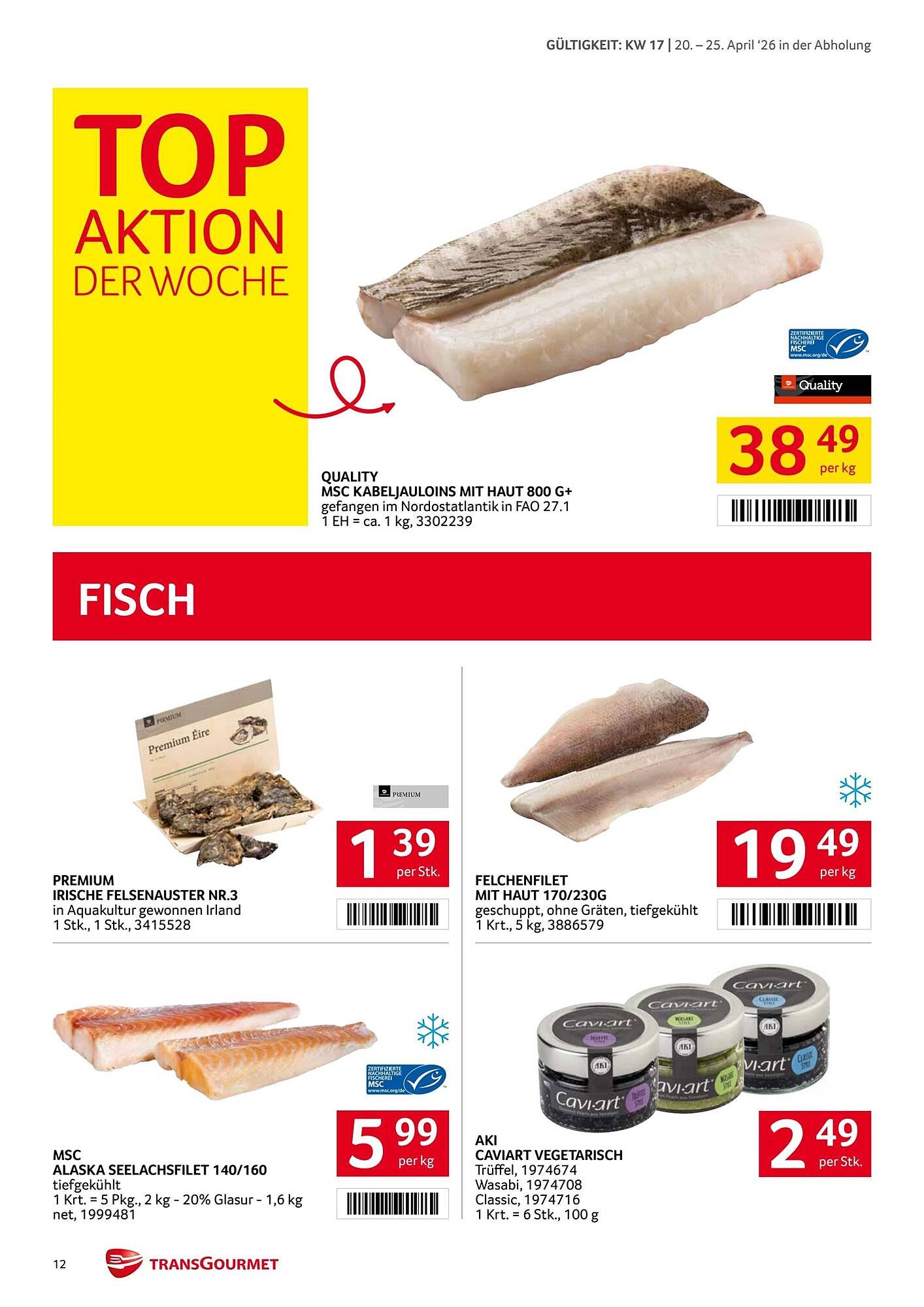 Transgourmet Flugblatt