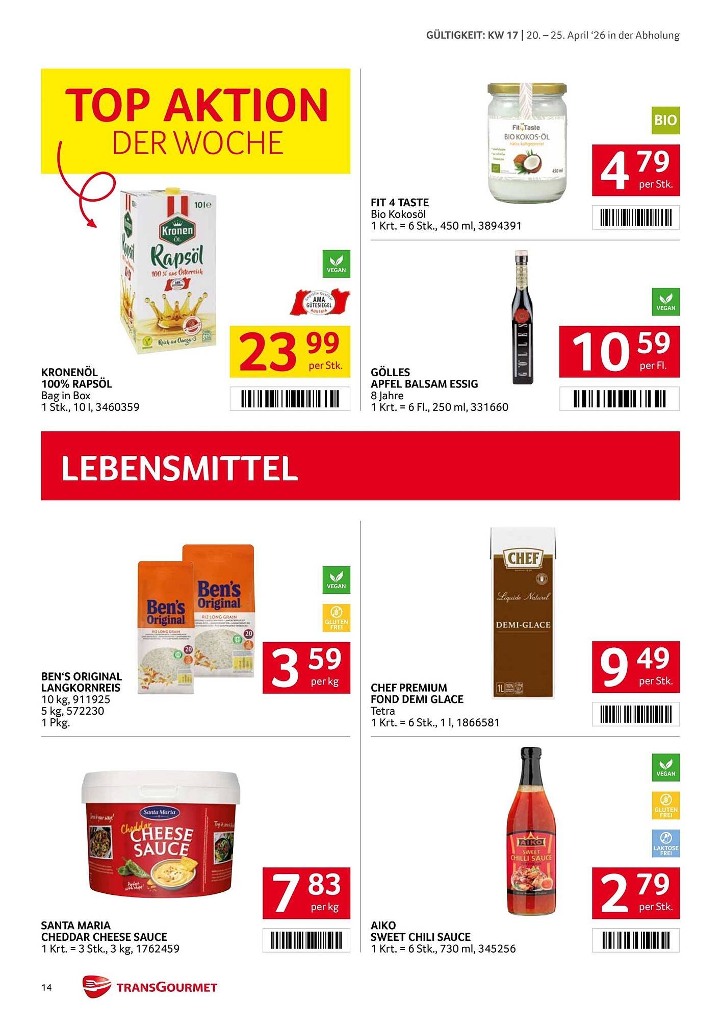 Transgourmet Flugblatt