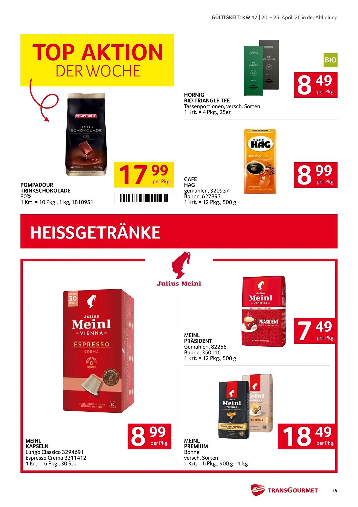 Transgourmet Flugblatt