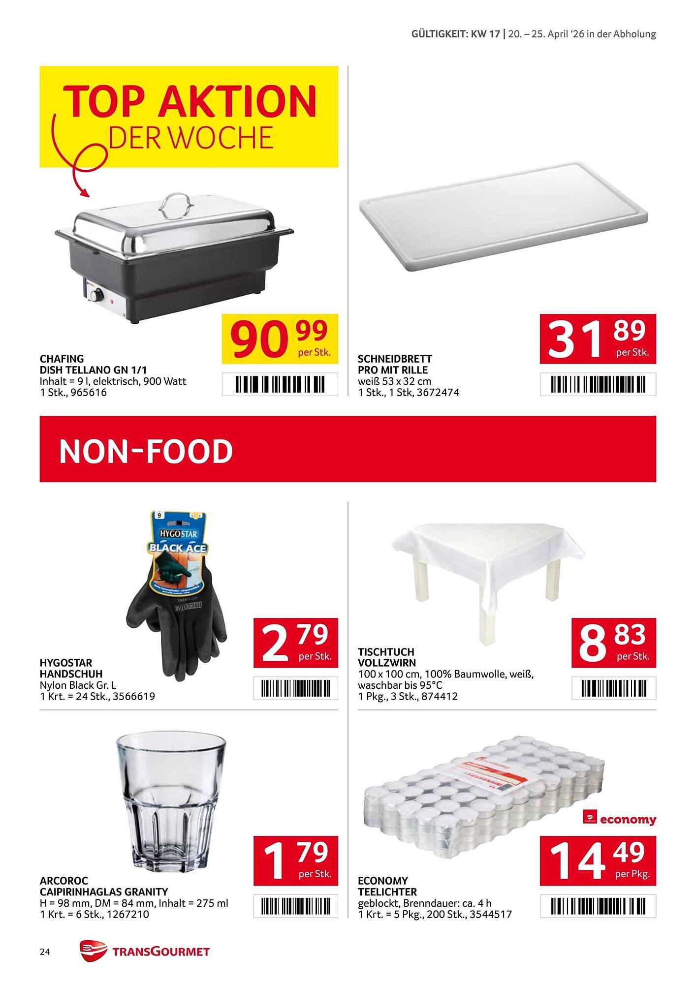 Transgourmet Flugblatt