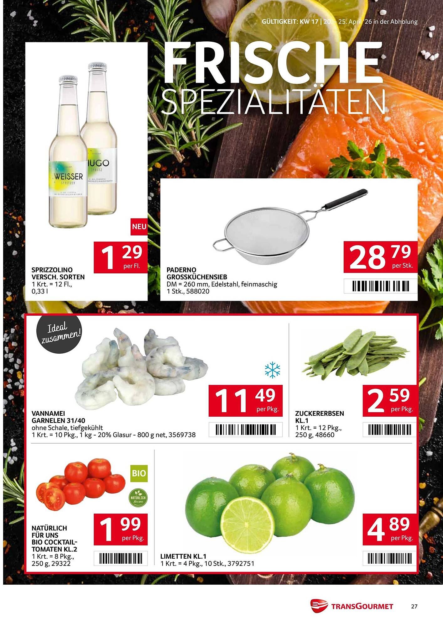 Transgourmet Flugblatt