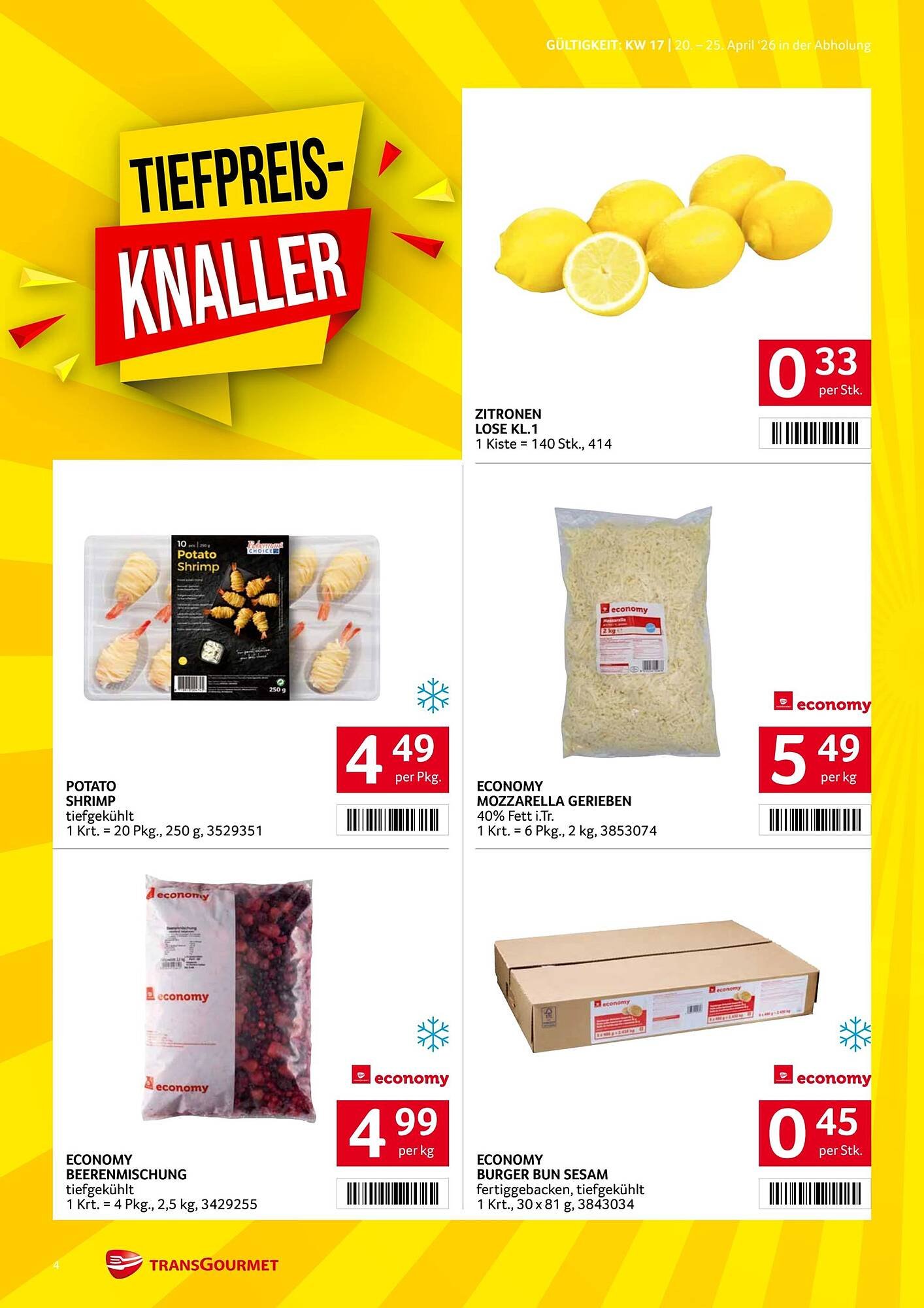 Transgourmet Flugblatt