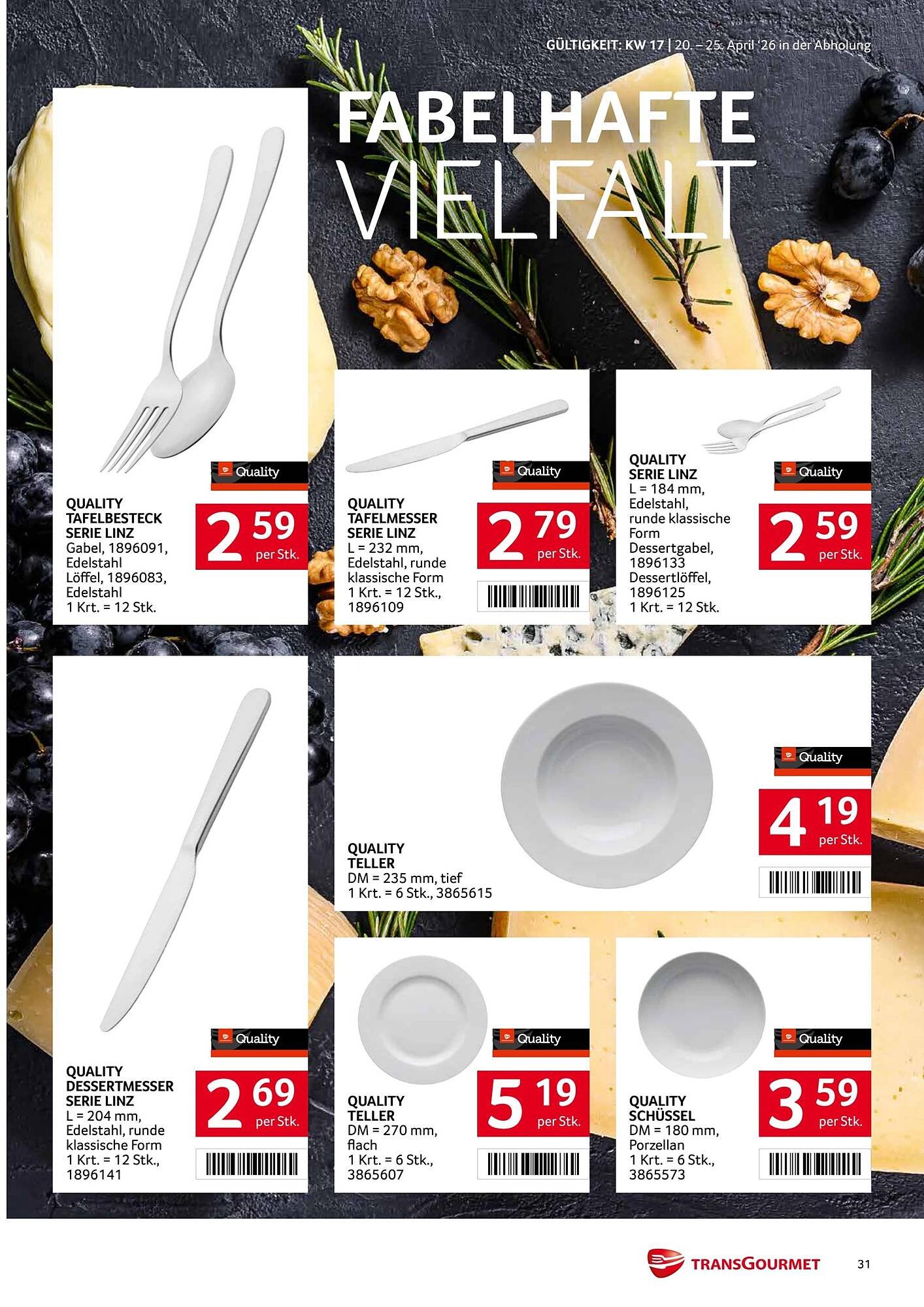 Transgourmet Flugblatt