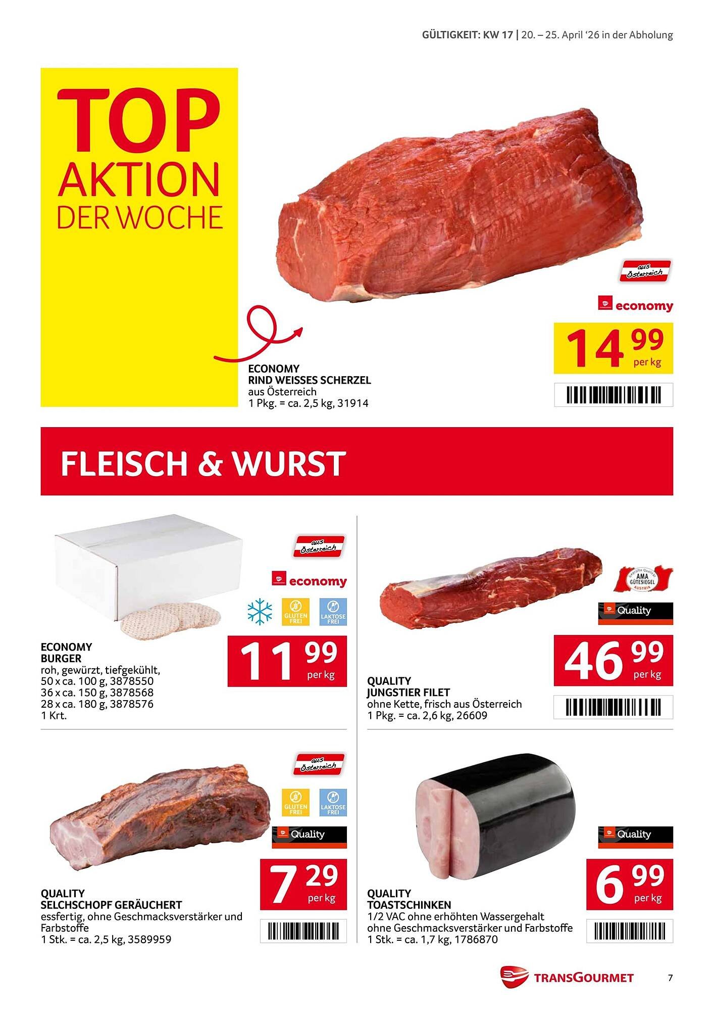 Transgourmet Flugblatt