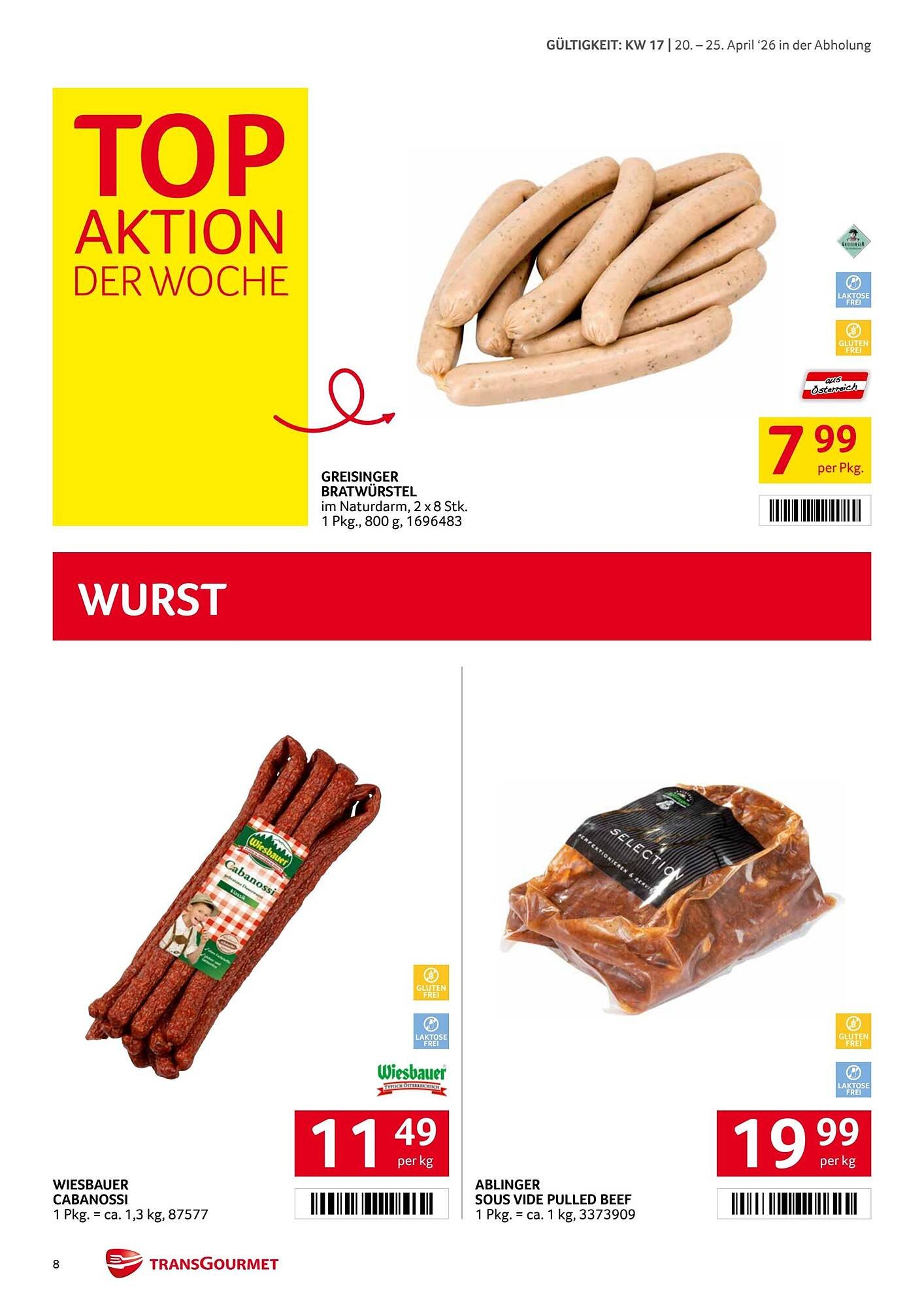 Transgourmet Flugblatt
