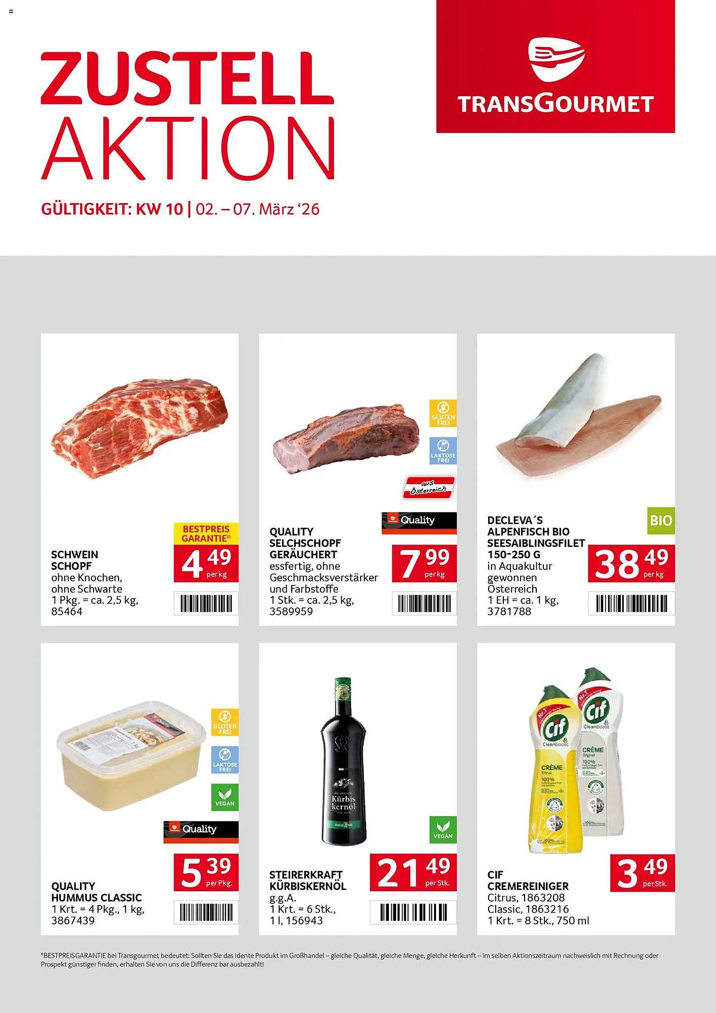 Transgourmet Flugblatt