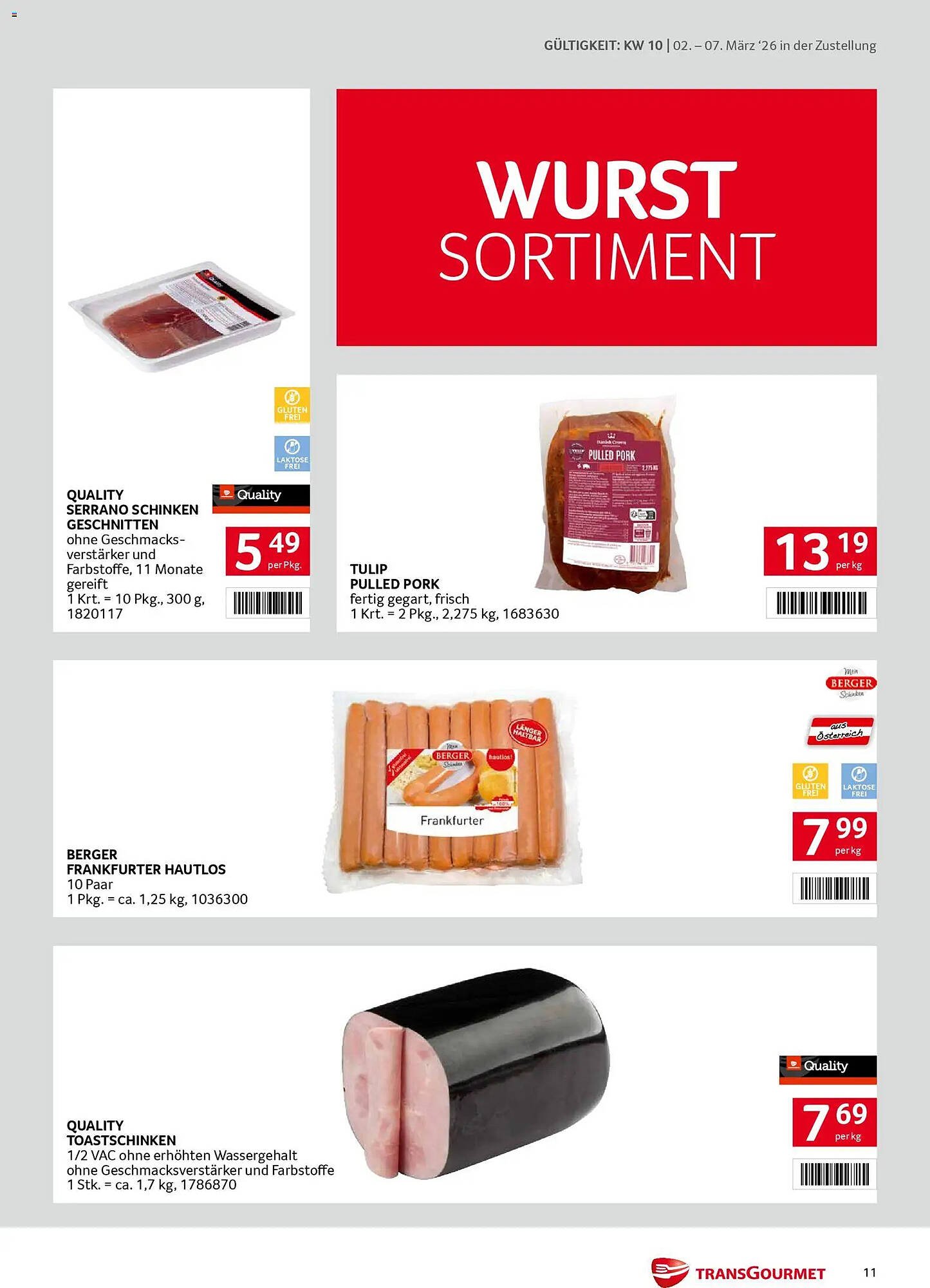 Transgourmet Flugblatt