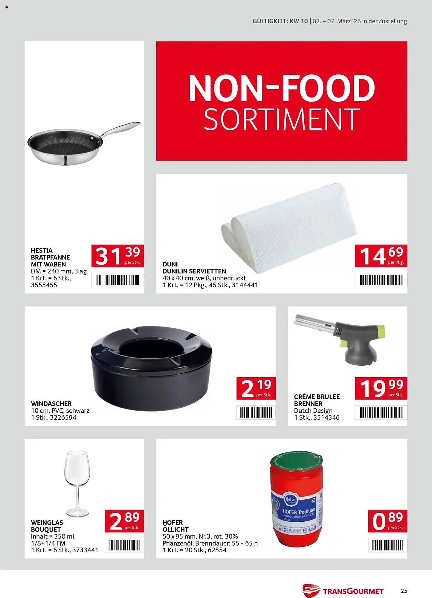Transgourmet Flugblatt
