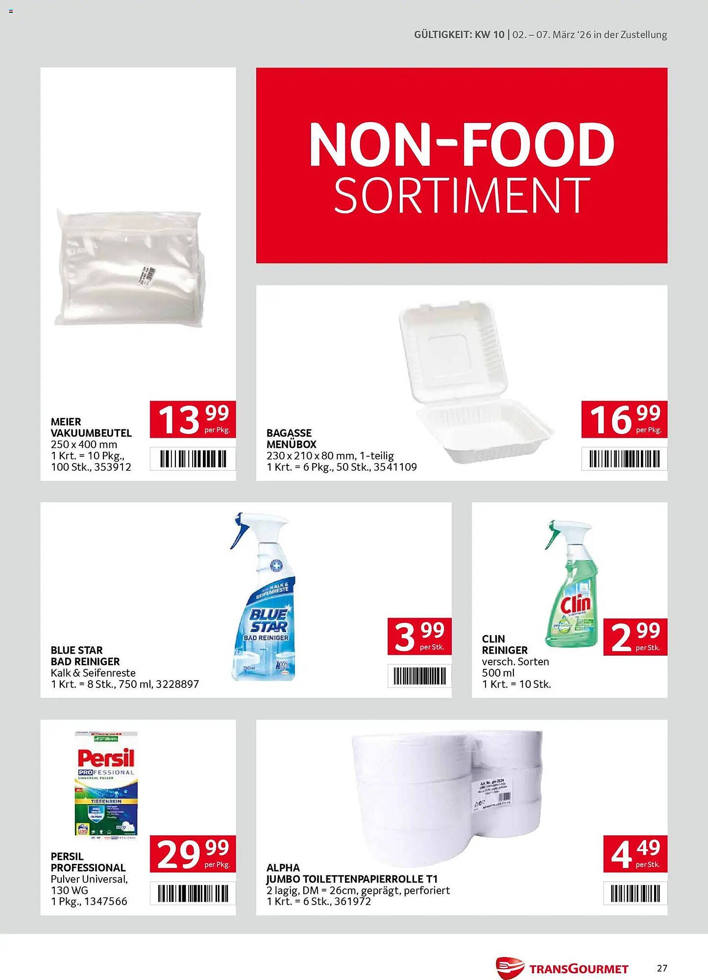 Transgourmet Flugblatt