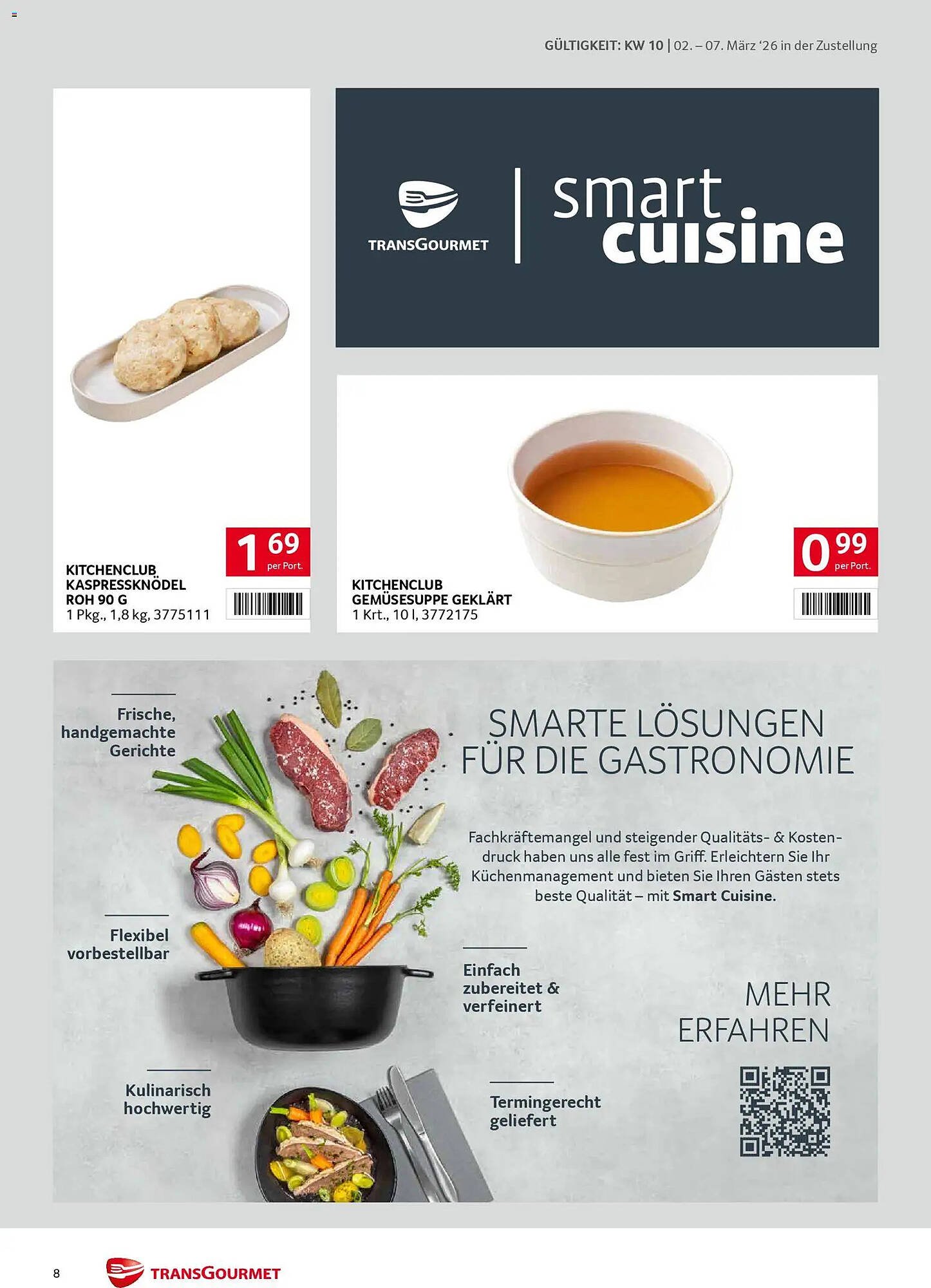 Transgourmet Flugblatt