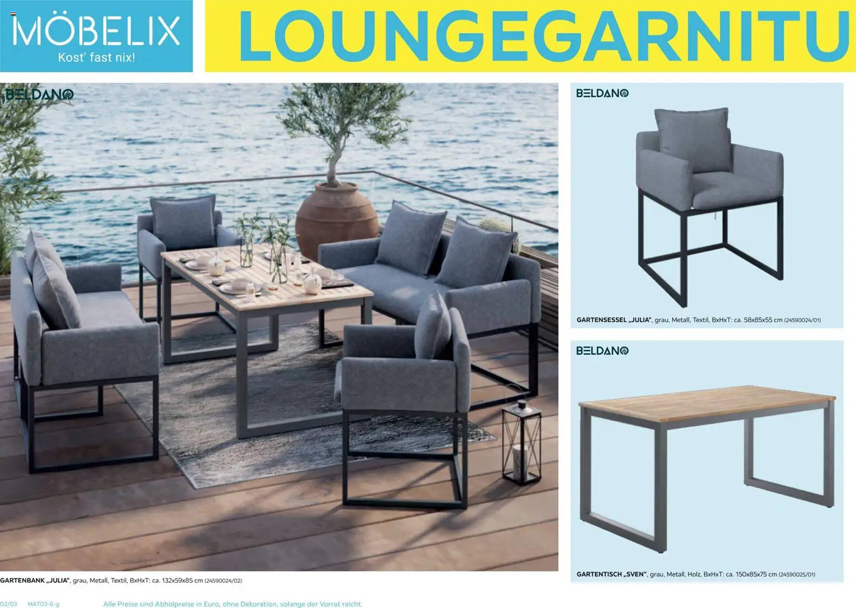 Möbelix Prospekt