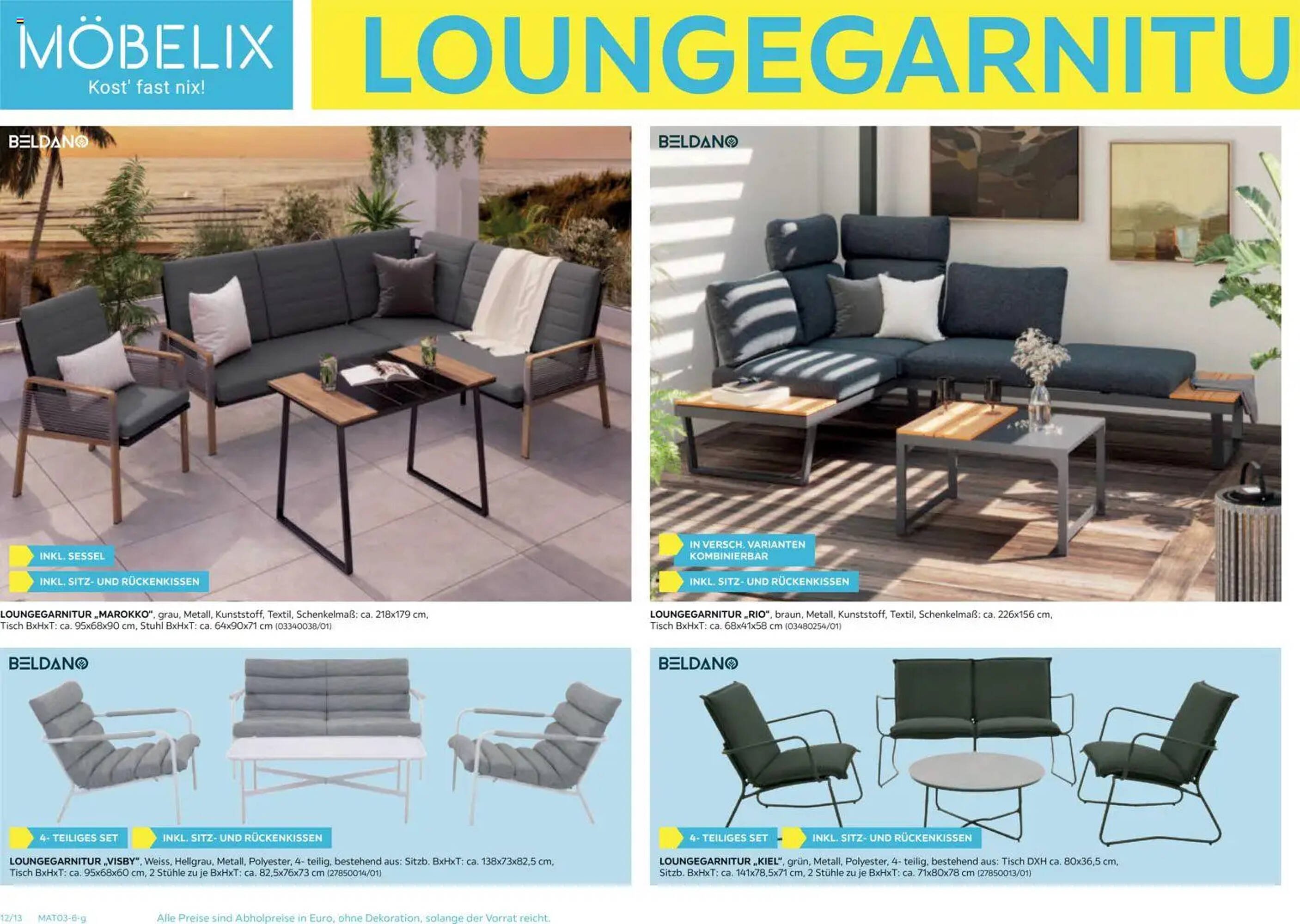 Möbelix Prospekt