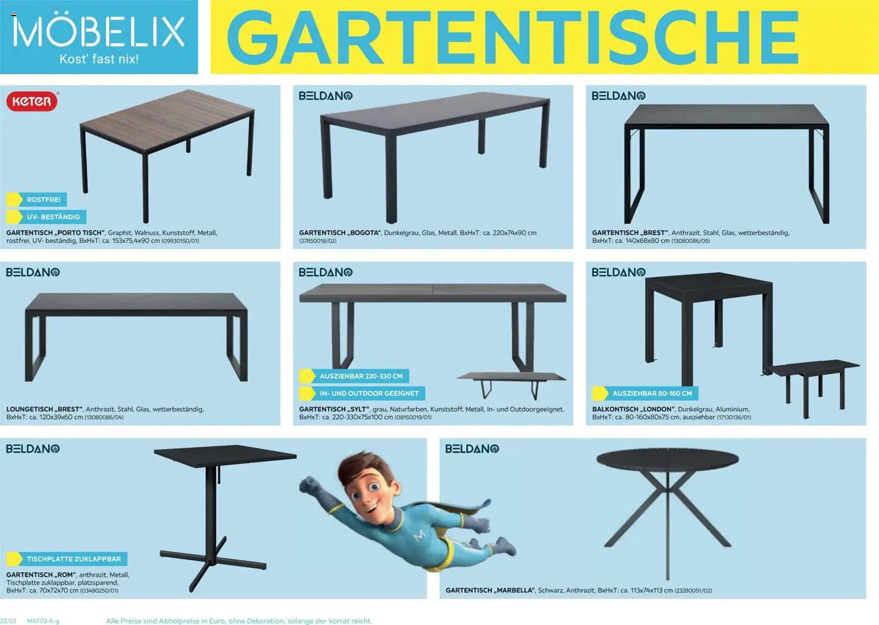 Möbelix Prospekt (2026-03-16 - 2026-09-30) | 22