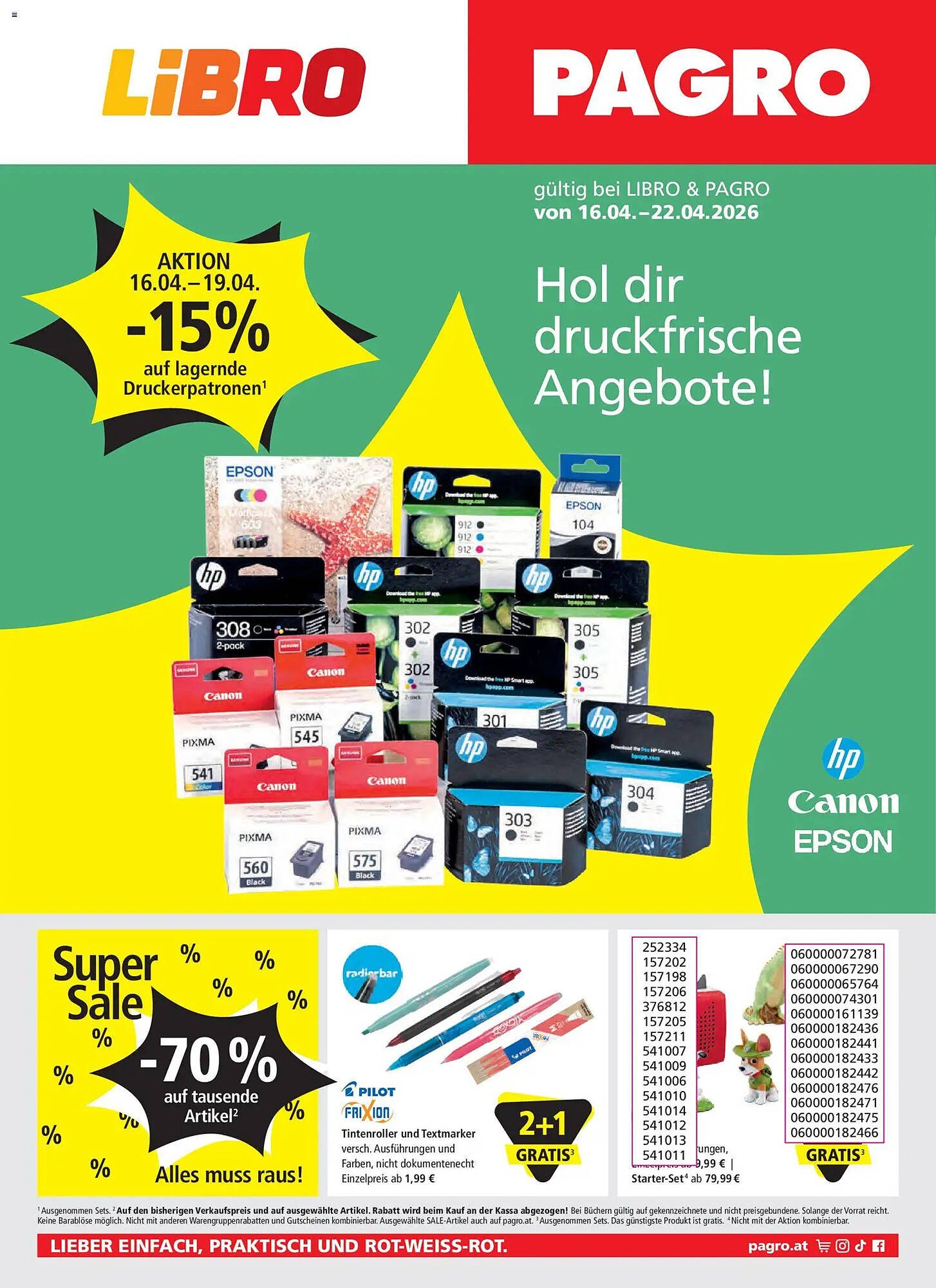 Pagro Diskont Flugblatt