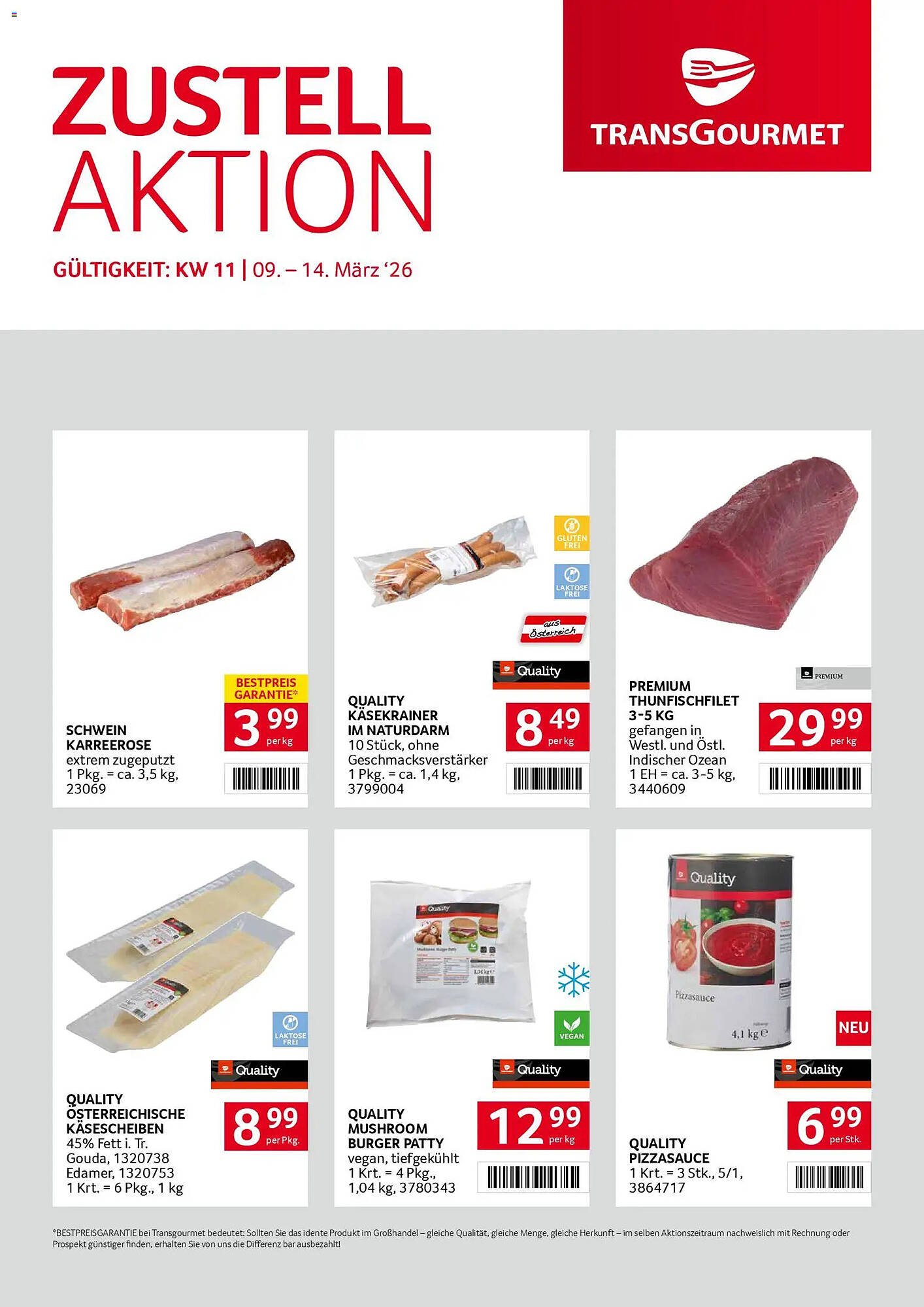 Transgourmet Flugblatt