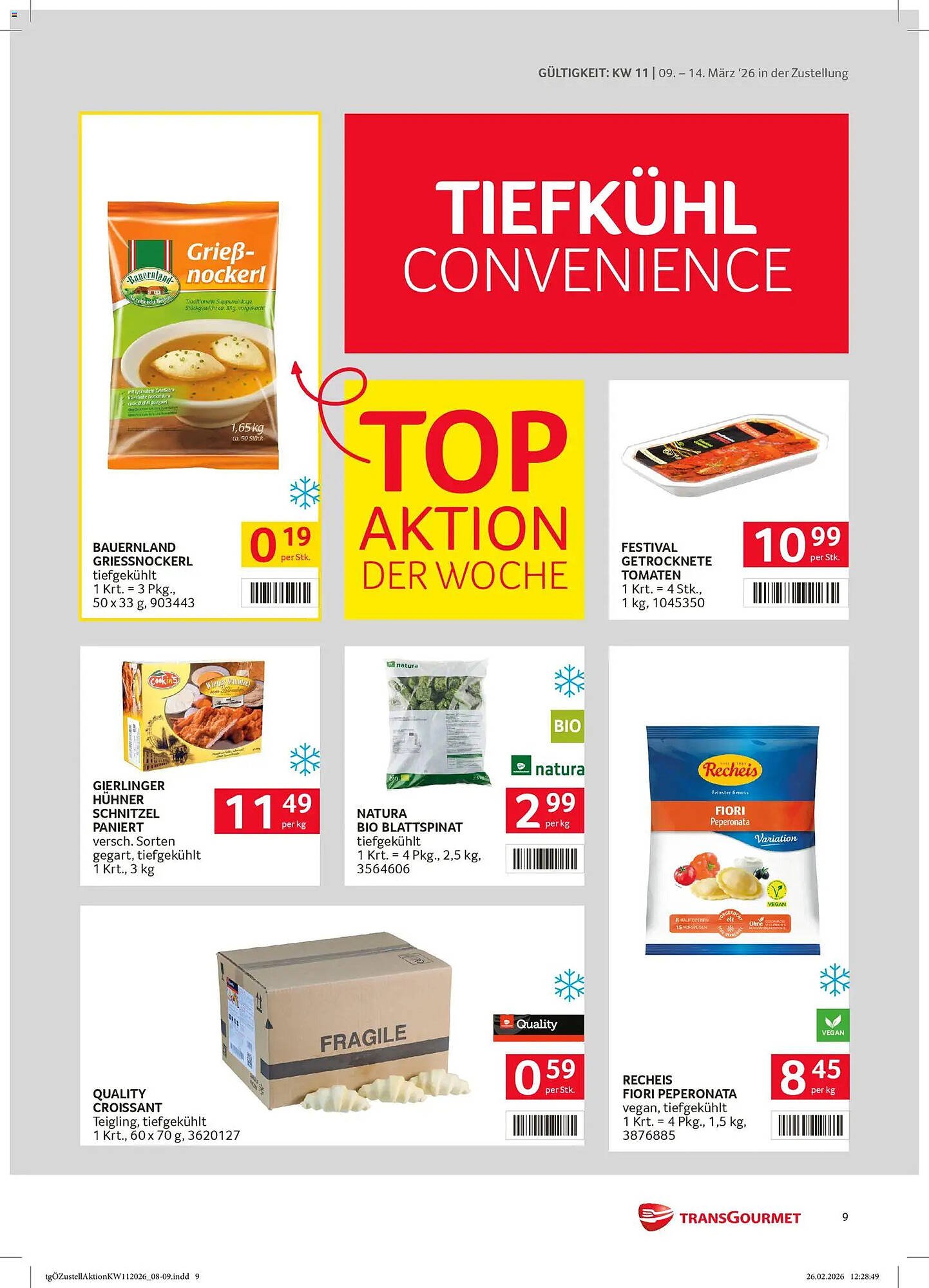 Transgourmet Flugblatt