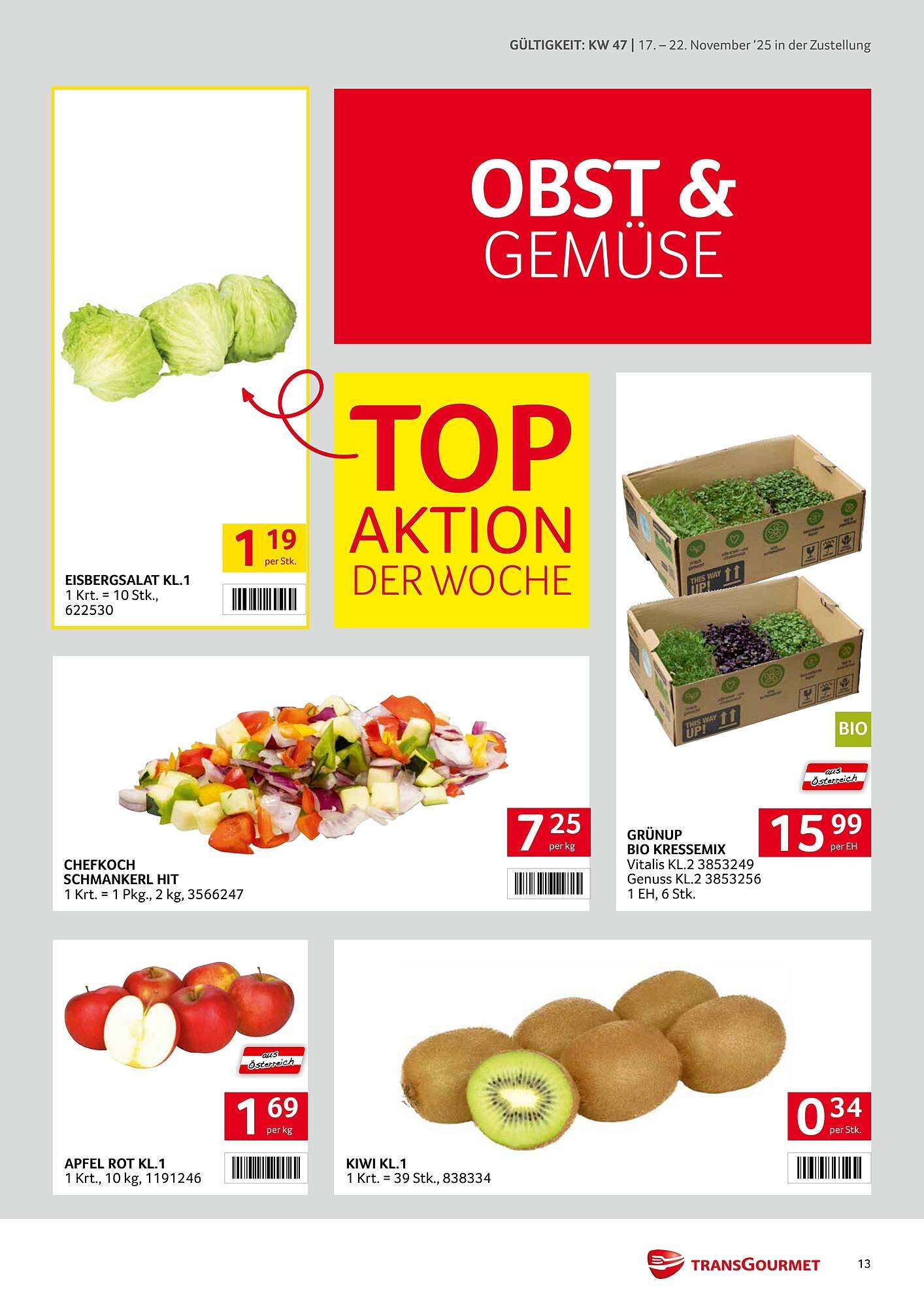 Transgourmet Flugblatt