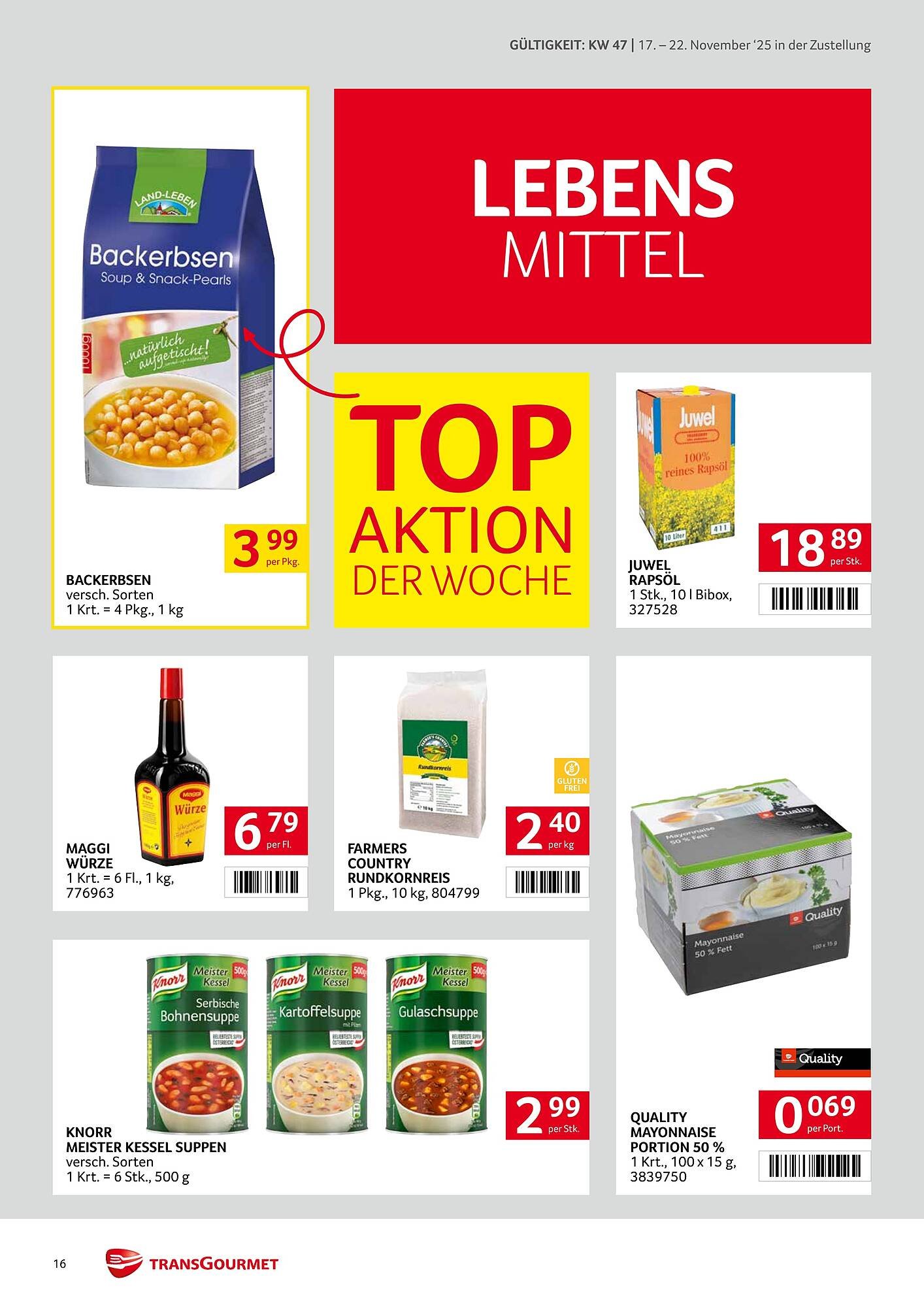 Transgourmet Flugblatt