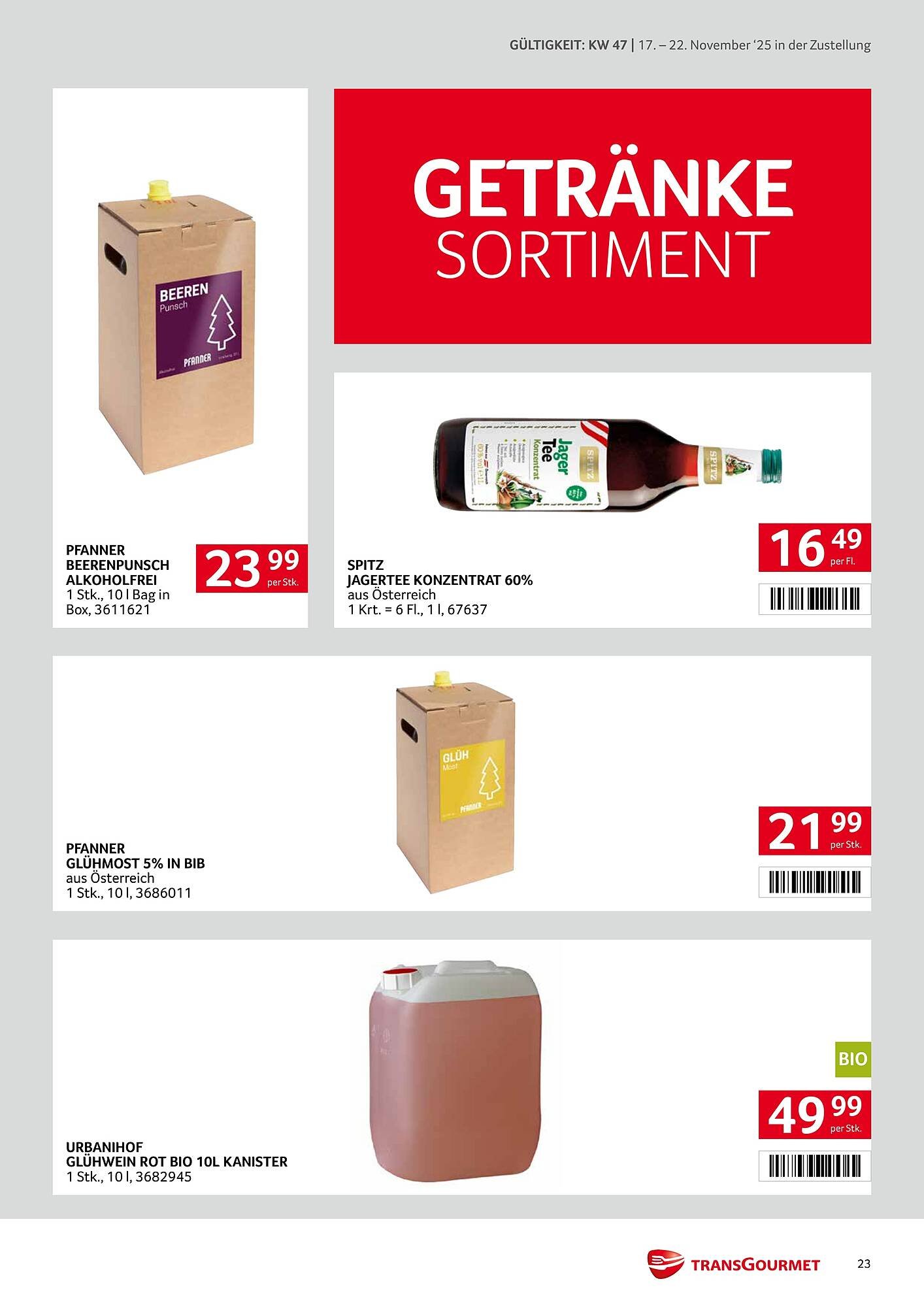 Transgourmet Flugblatt