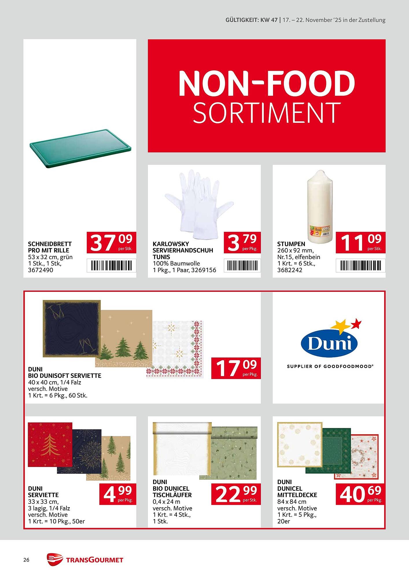 Transgourmet Flugblatt