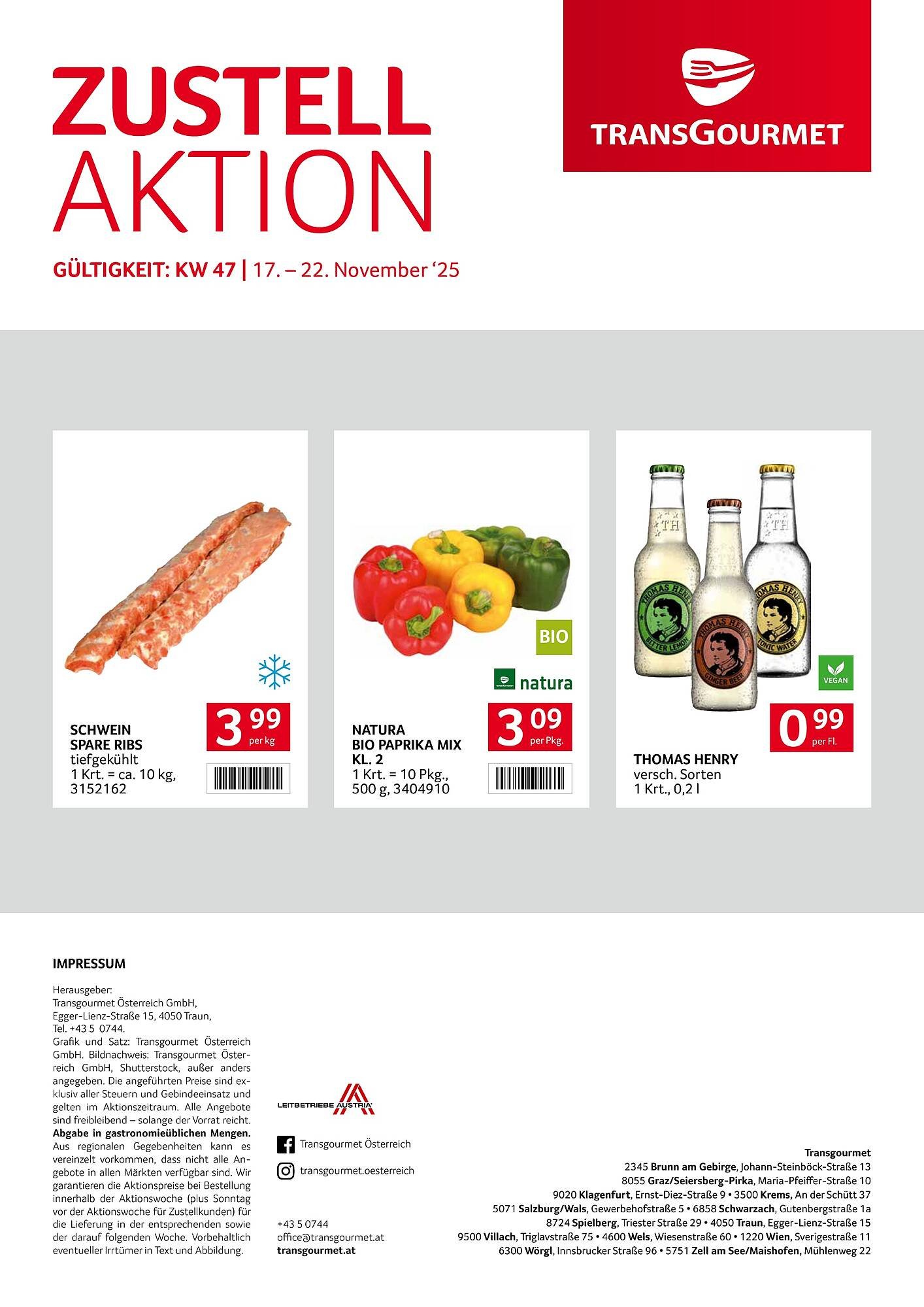 Transgourmet Flugblatt