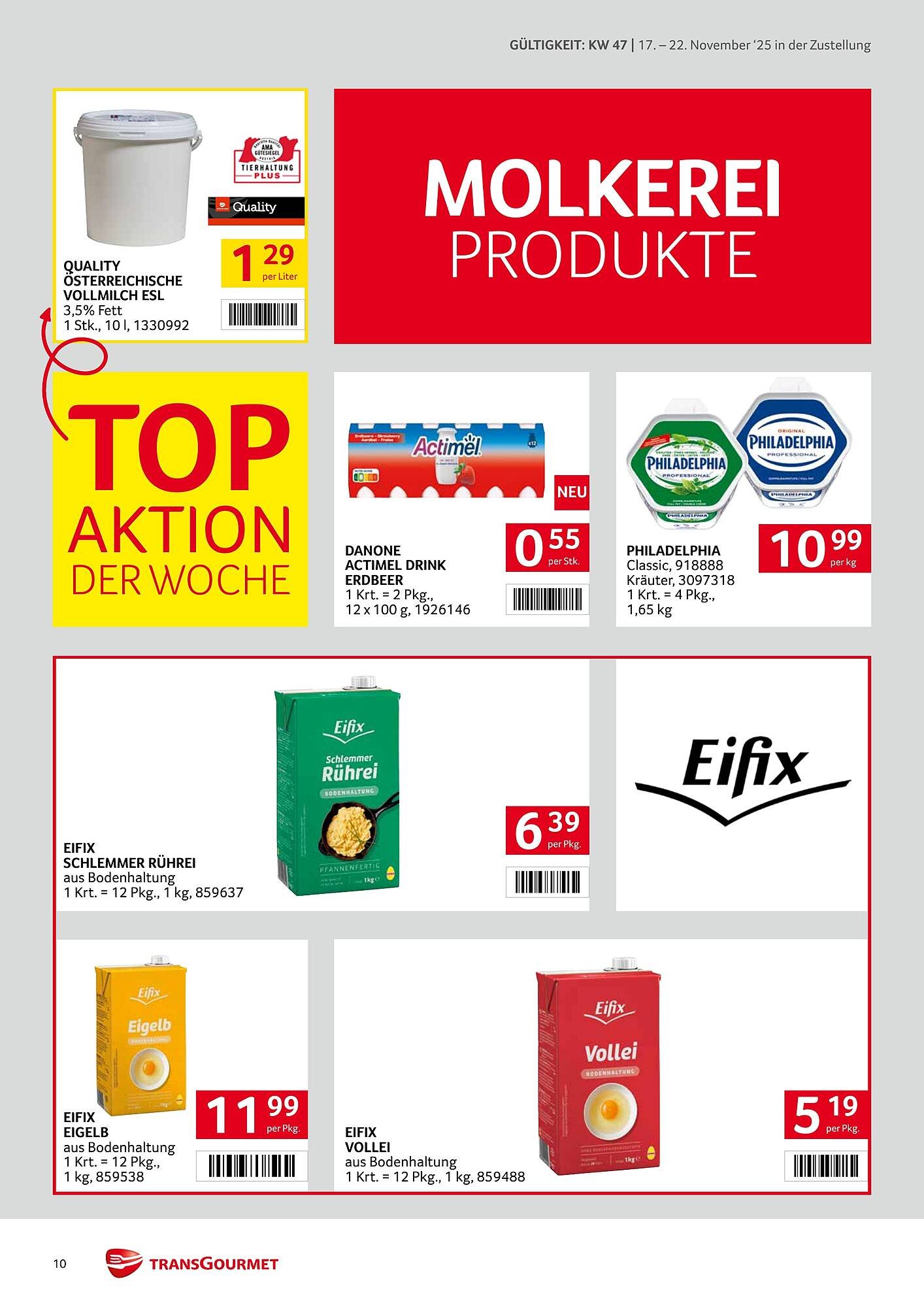 Transgourmet Flugblatt