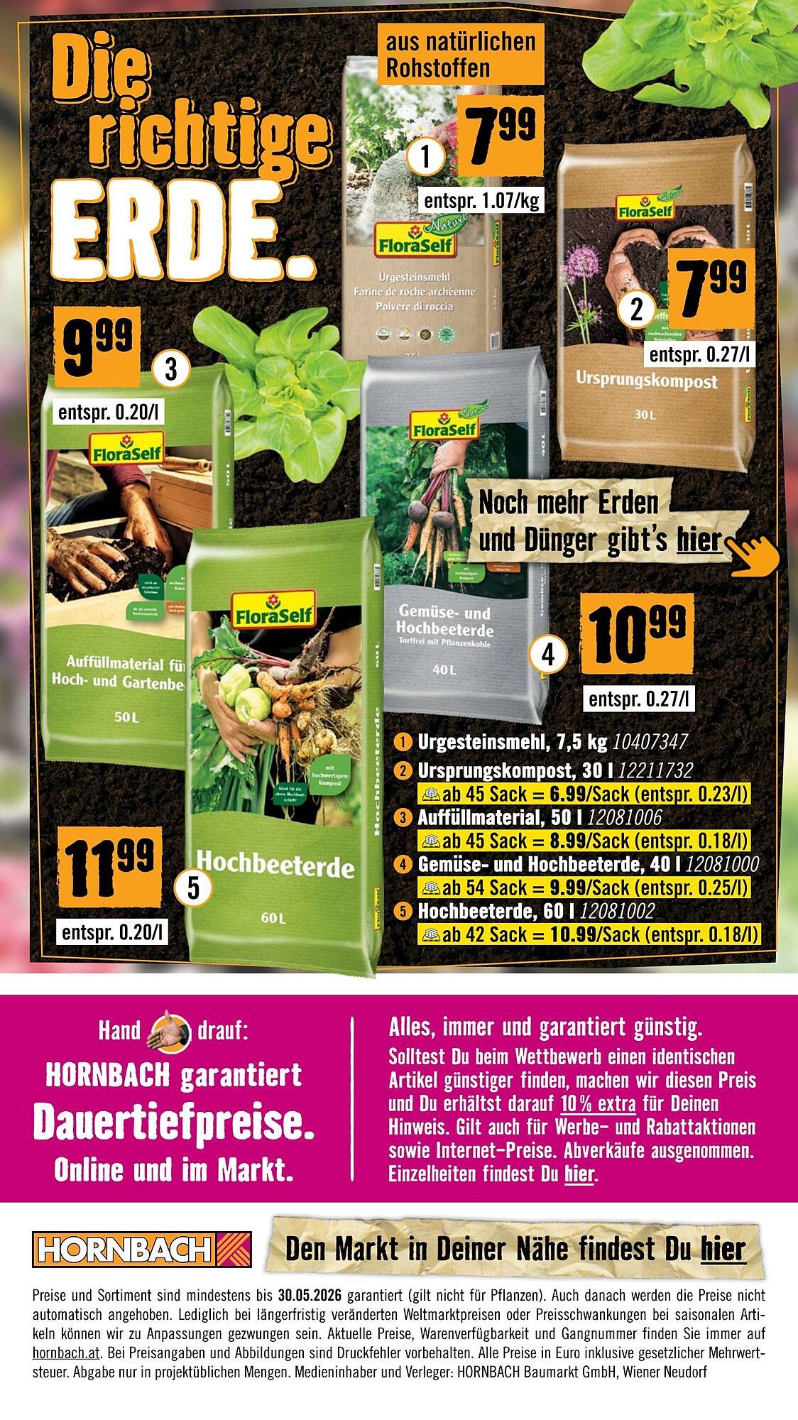 Hornbach Flugblatt