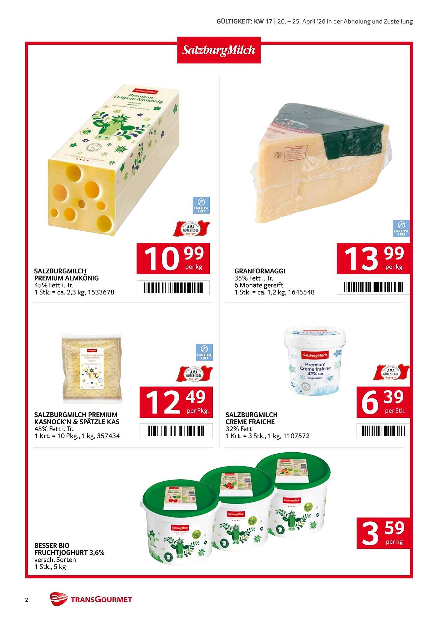 Transgourmet Flugblatt