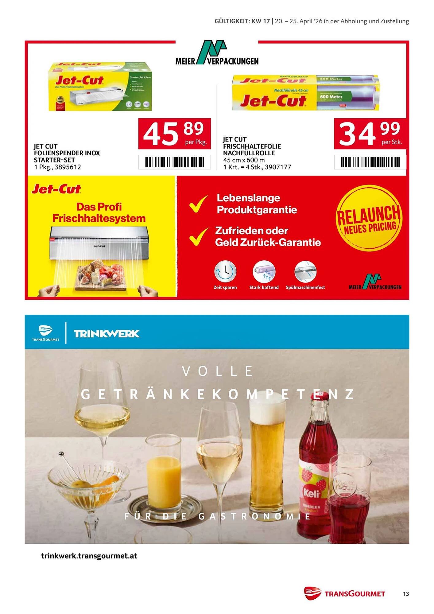 Transgourmet Flugblatt