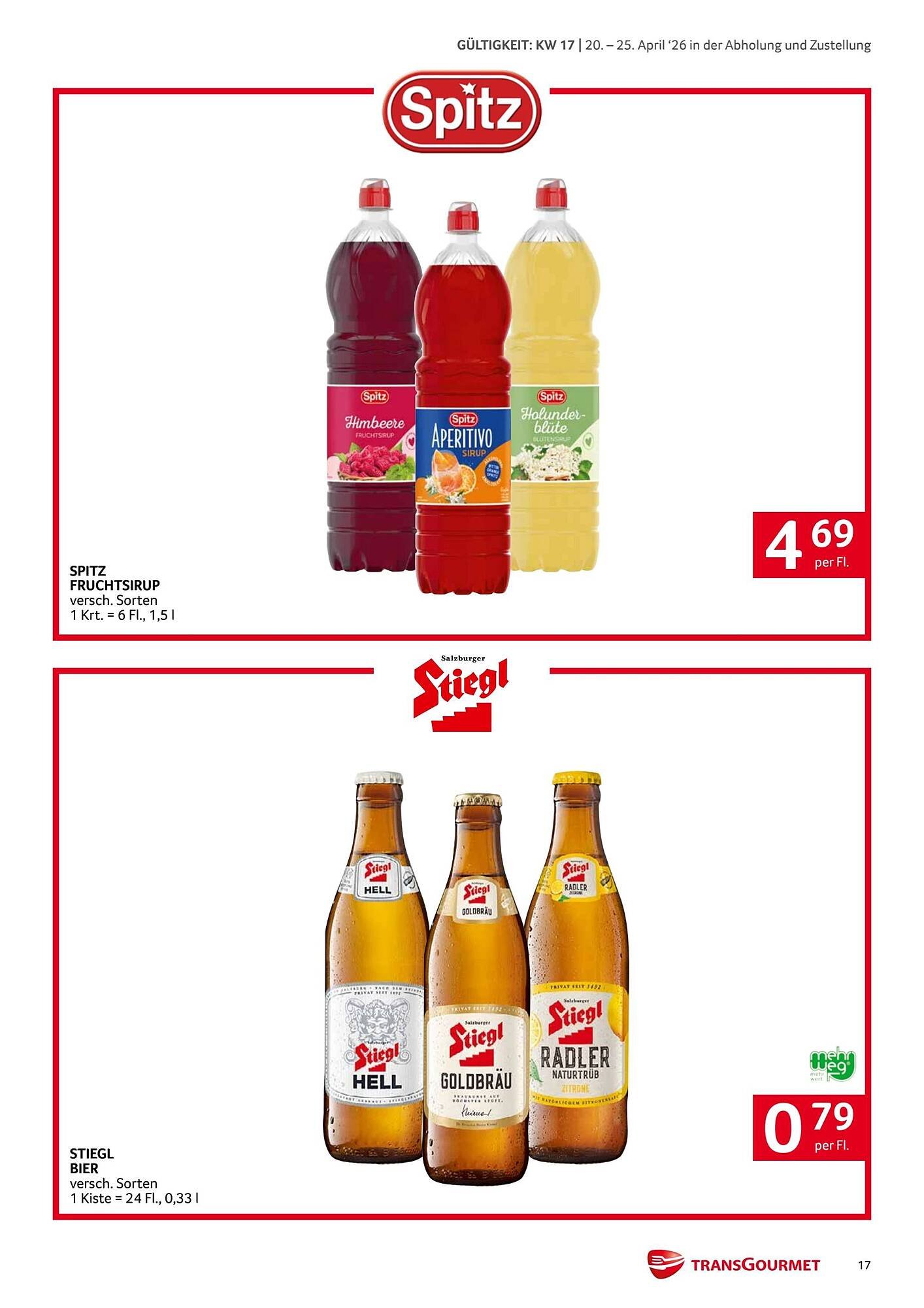 Transgourmet Flugblatt