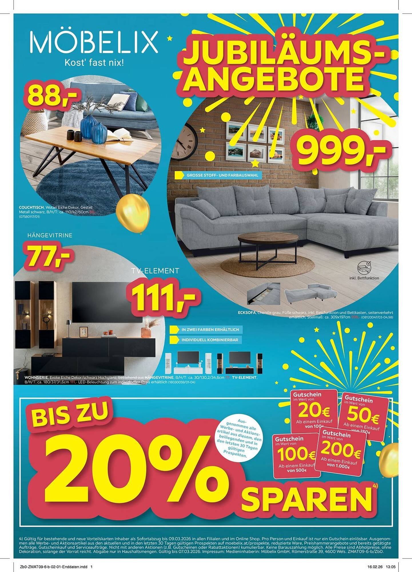 Möbelix Prospekt
