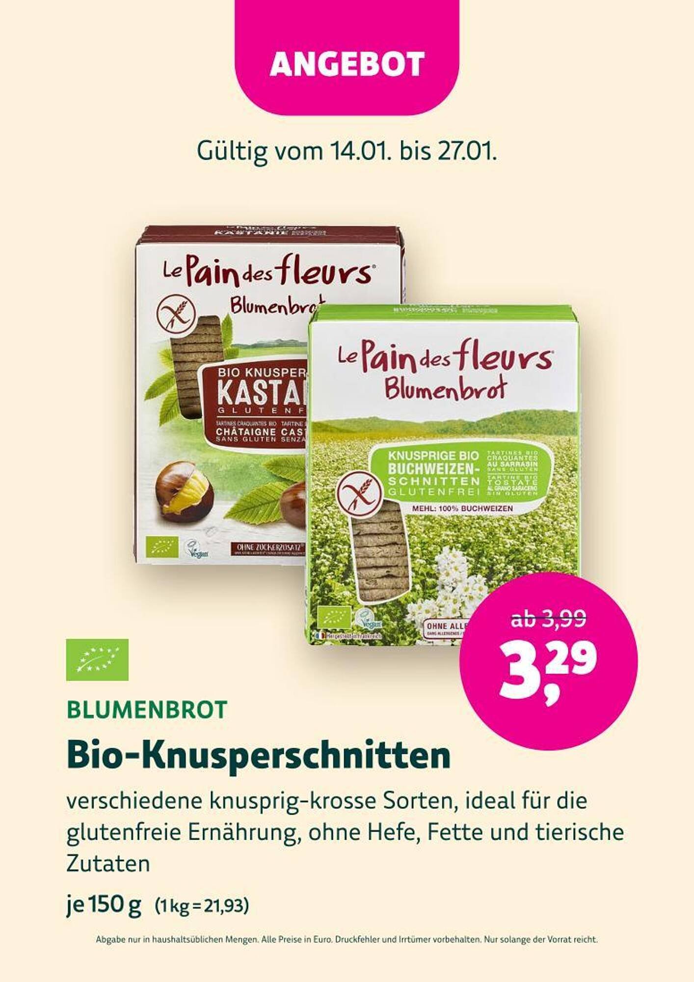 Denn's Biomarkt Flugblatt