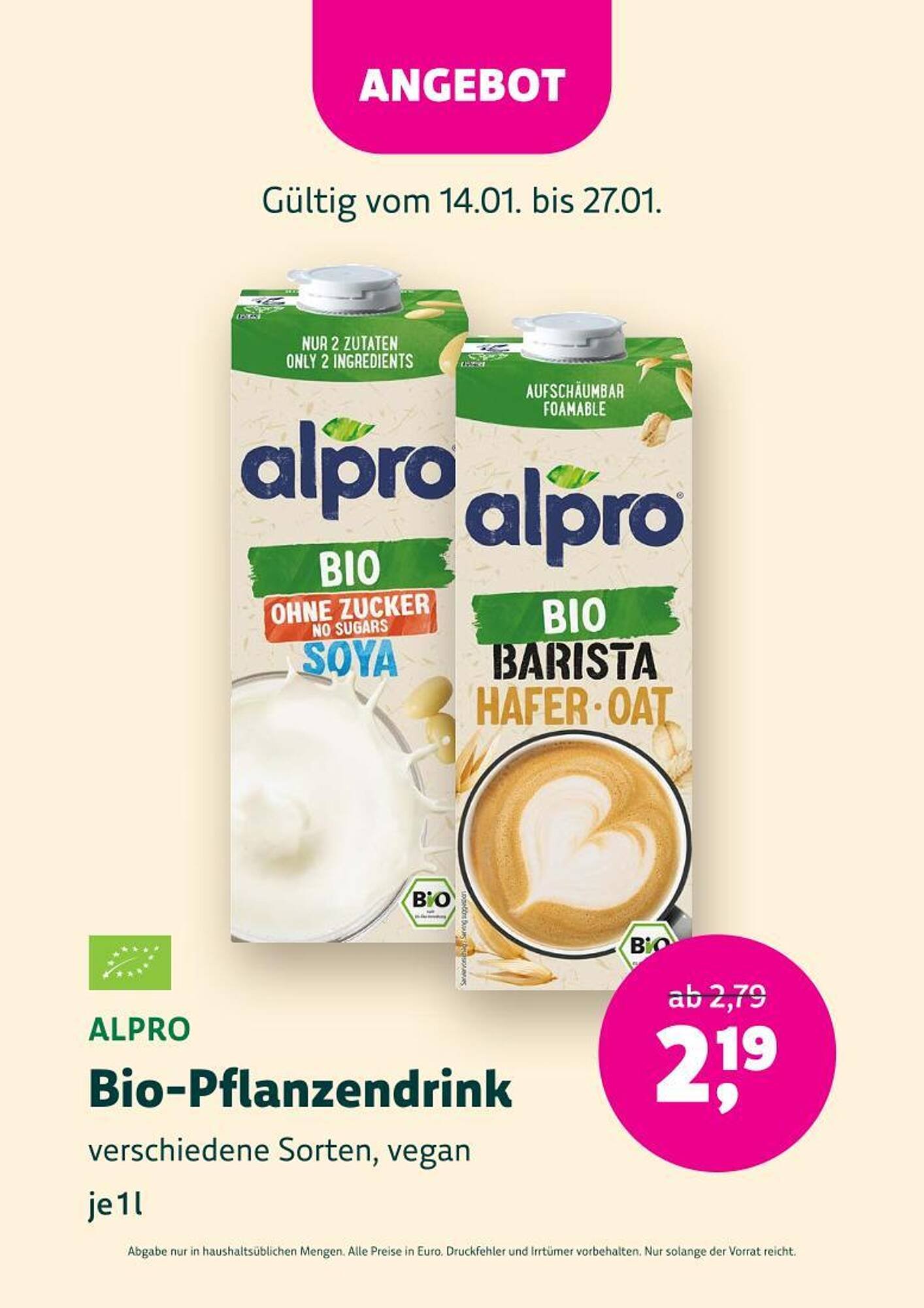 Denn's Biomarkt Flugblatt