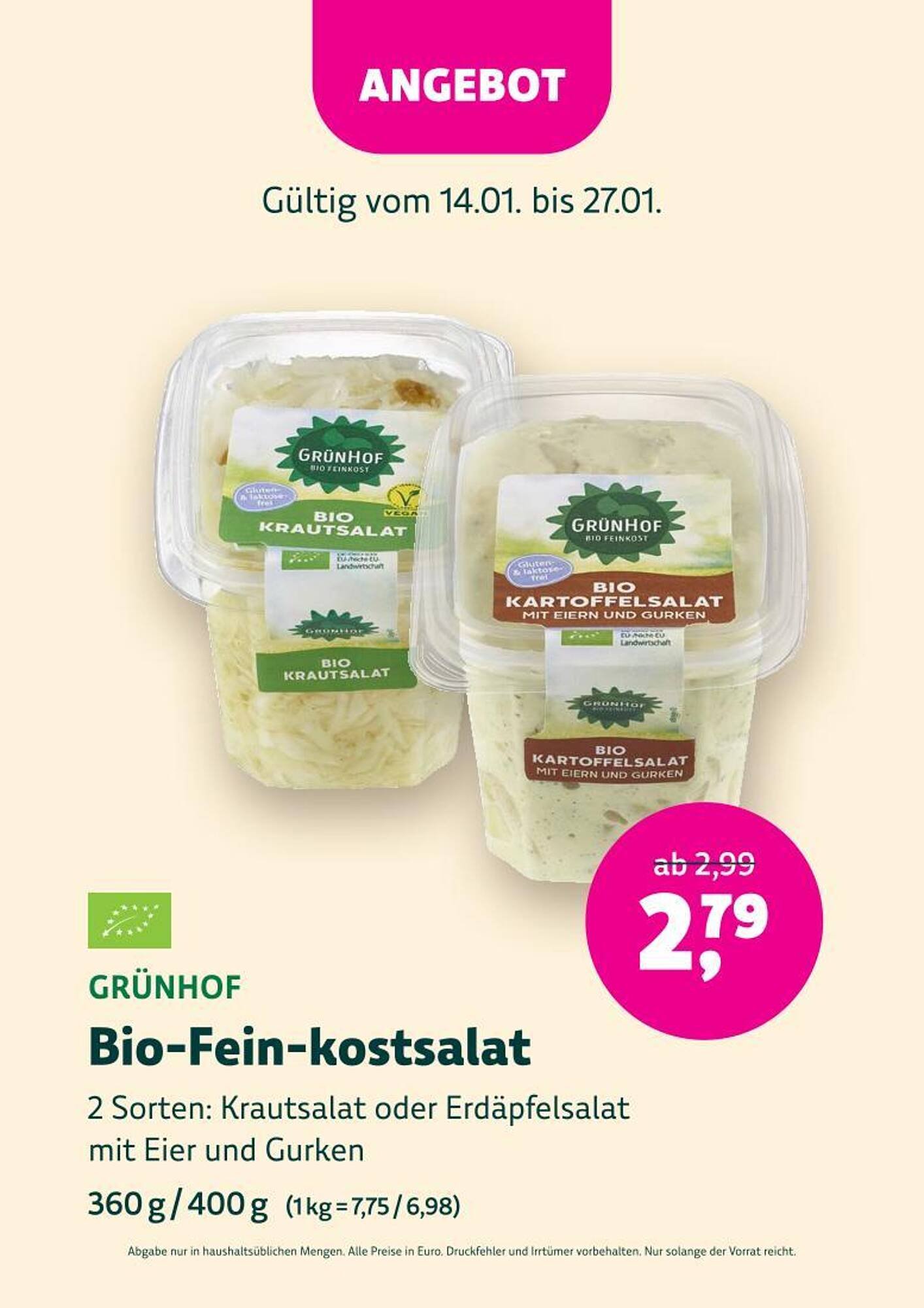 Denn's Biomarkt Flugblatt