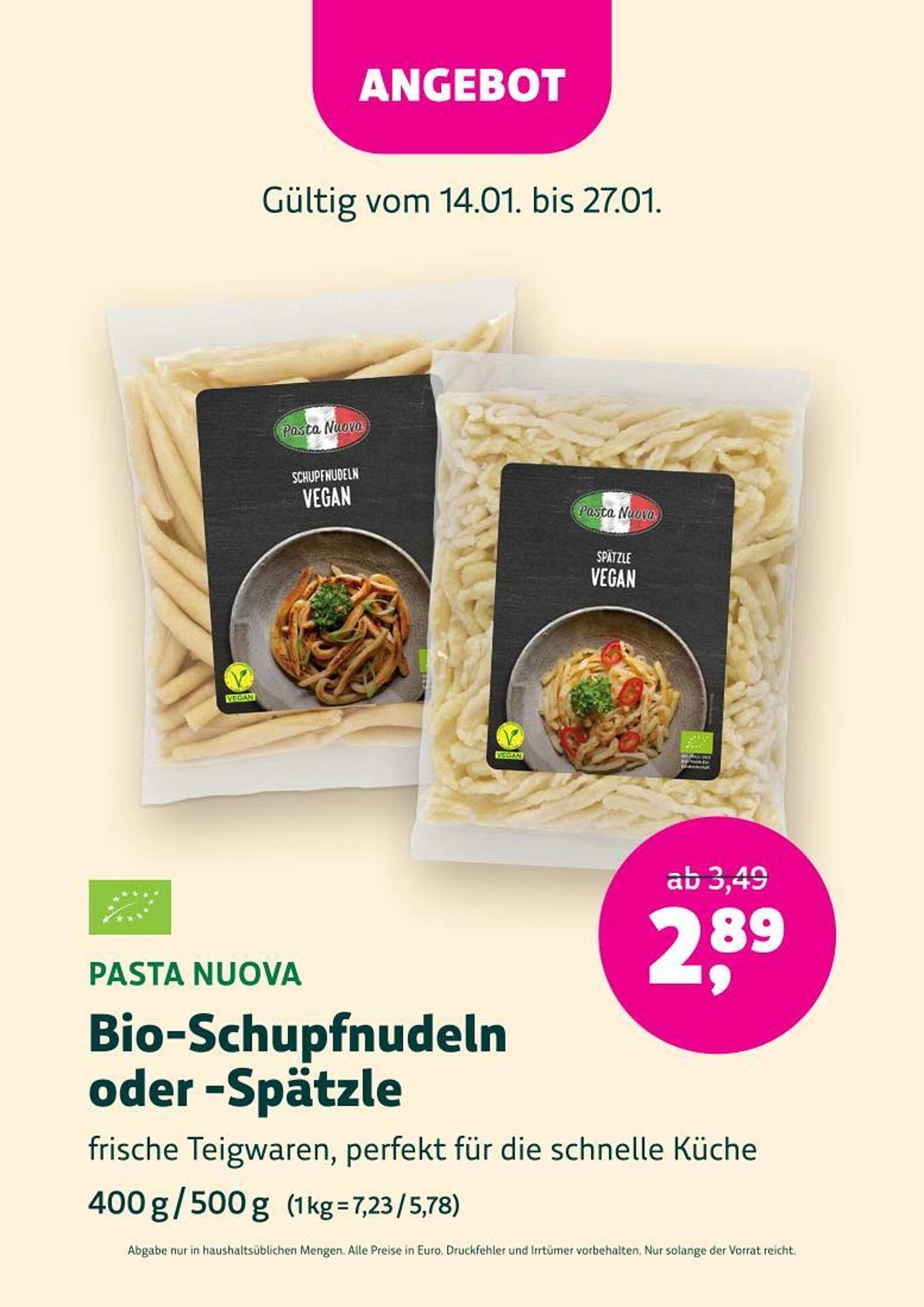 Denn's Biomarkt Flugblatt