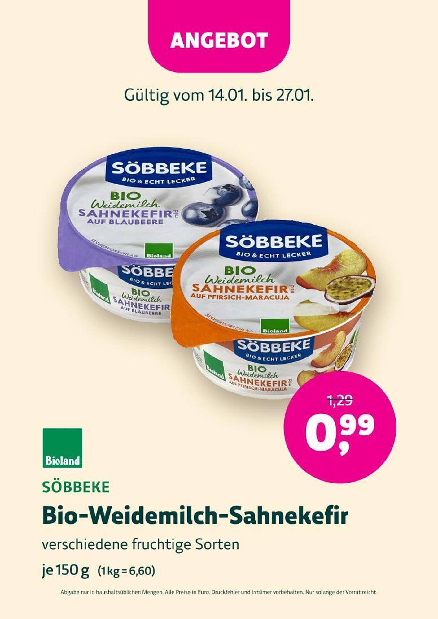 Denn's Biomarkt Flugblatt