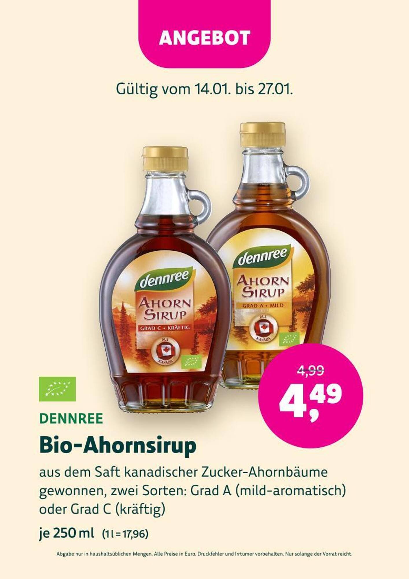 Denn's Biomarkt Flugblatt