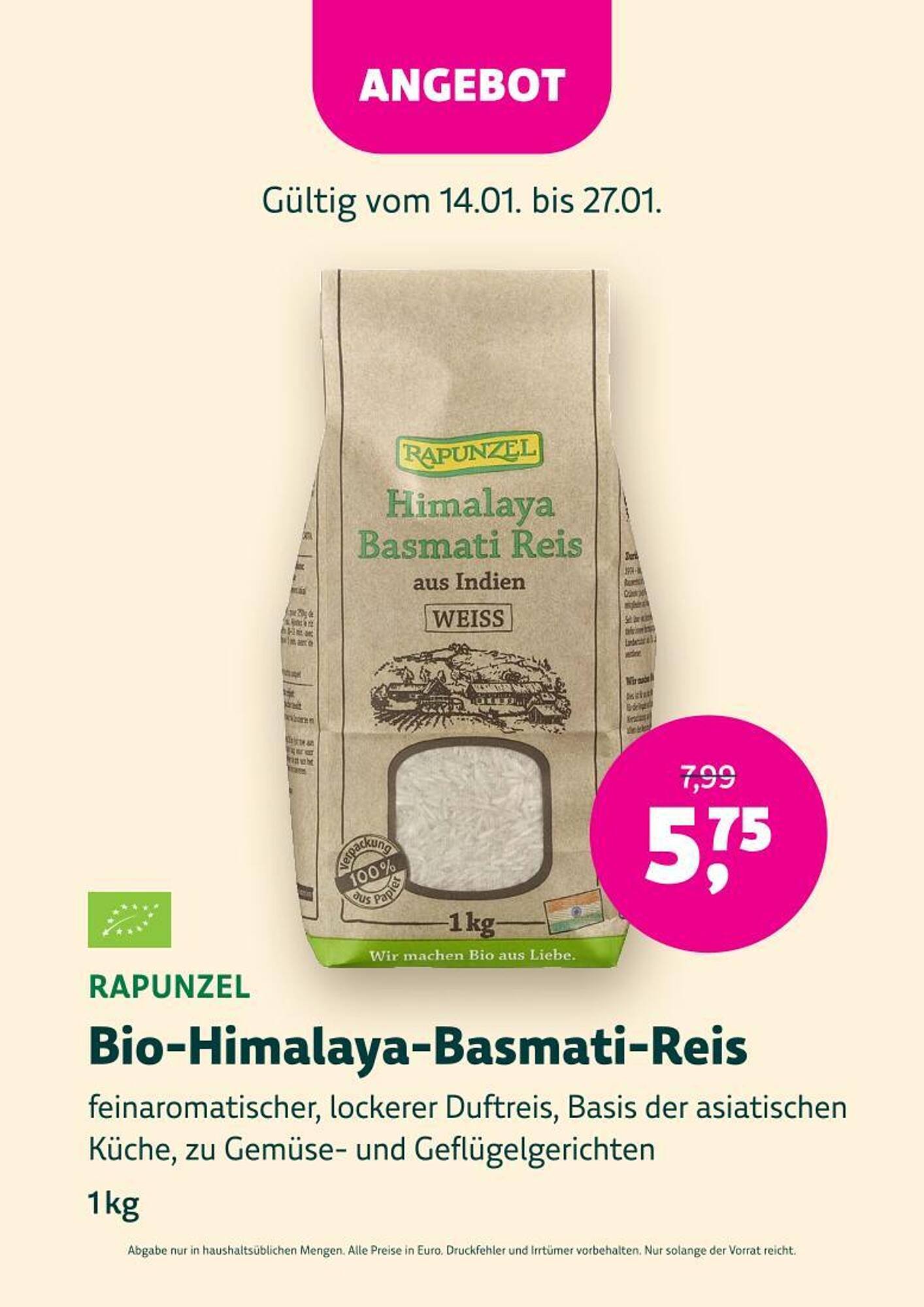 Denn's Biomarkt Flugblatt