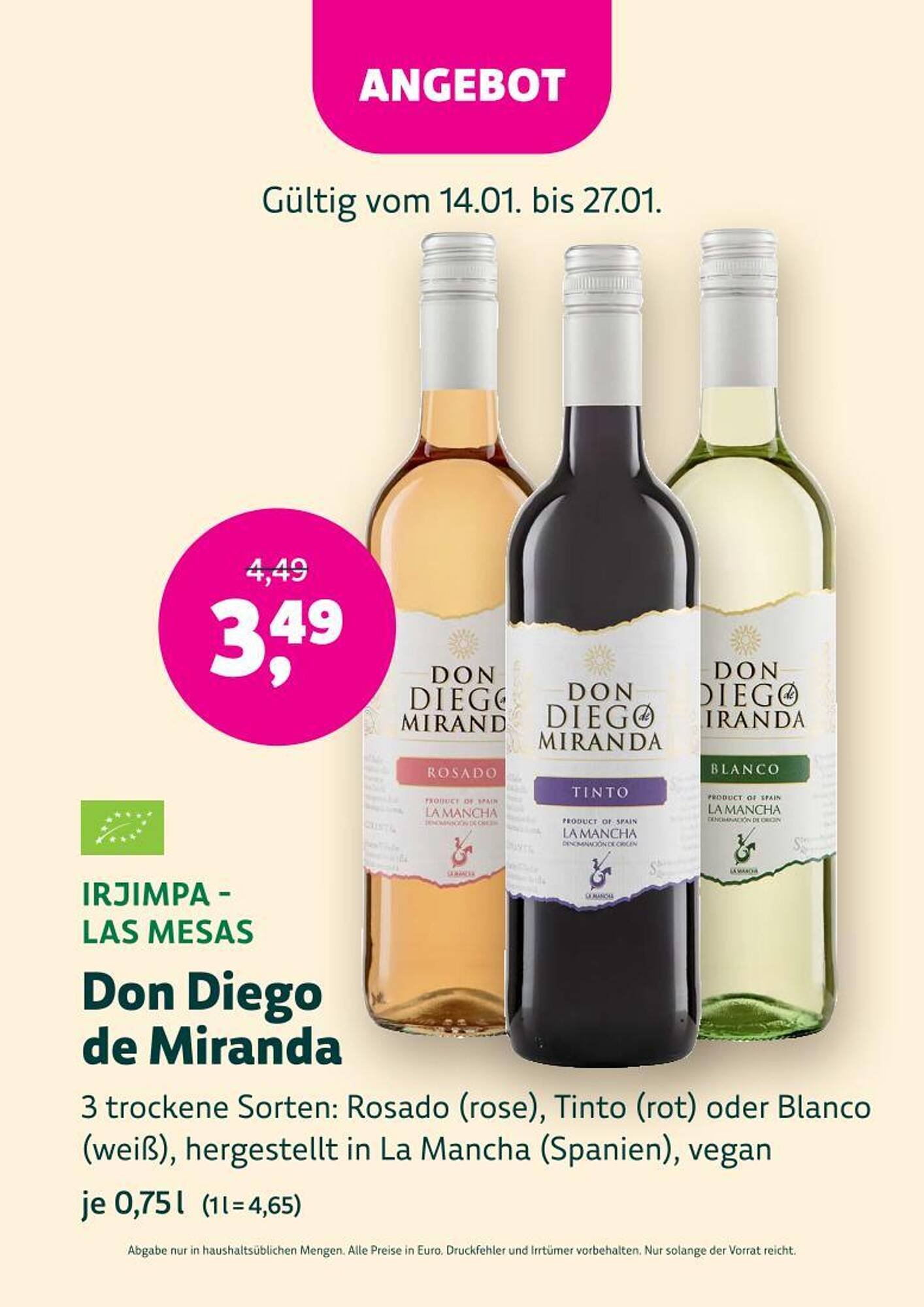 Denn's Biomarkt Flugblatt