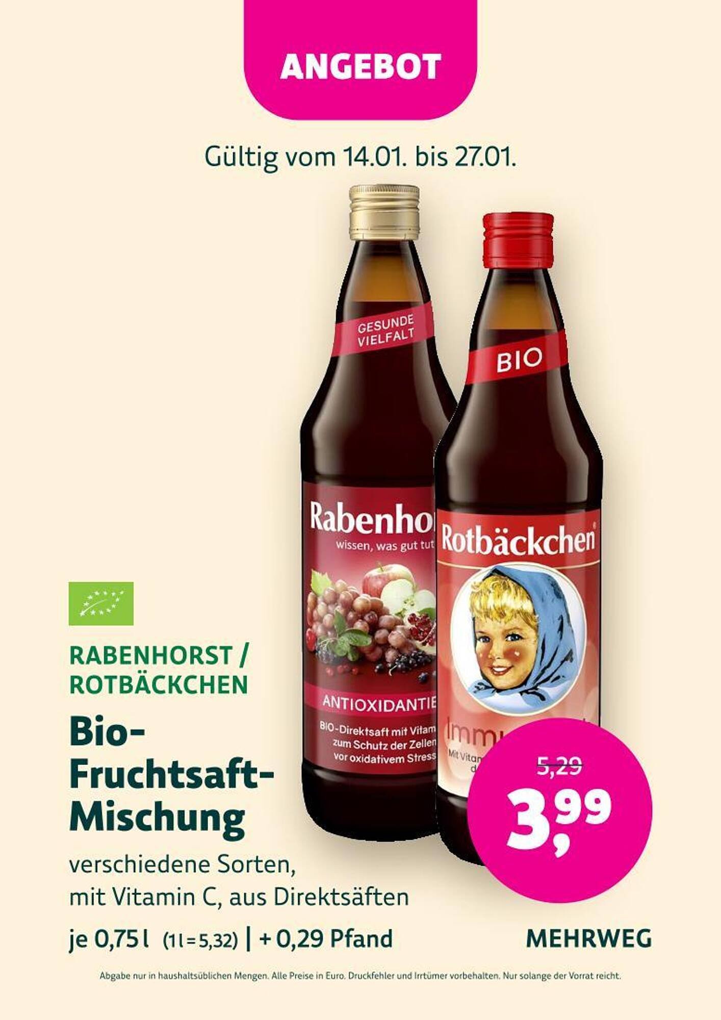 Denn's Biomarkt Flugblatt