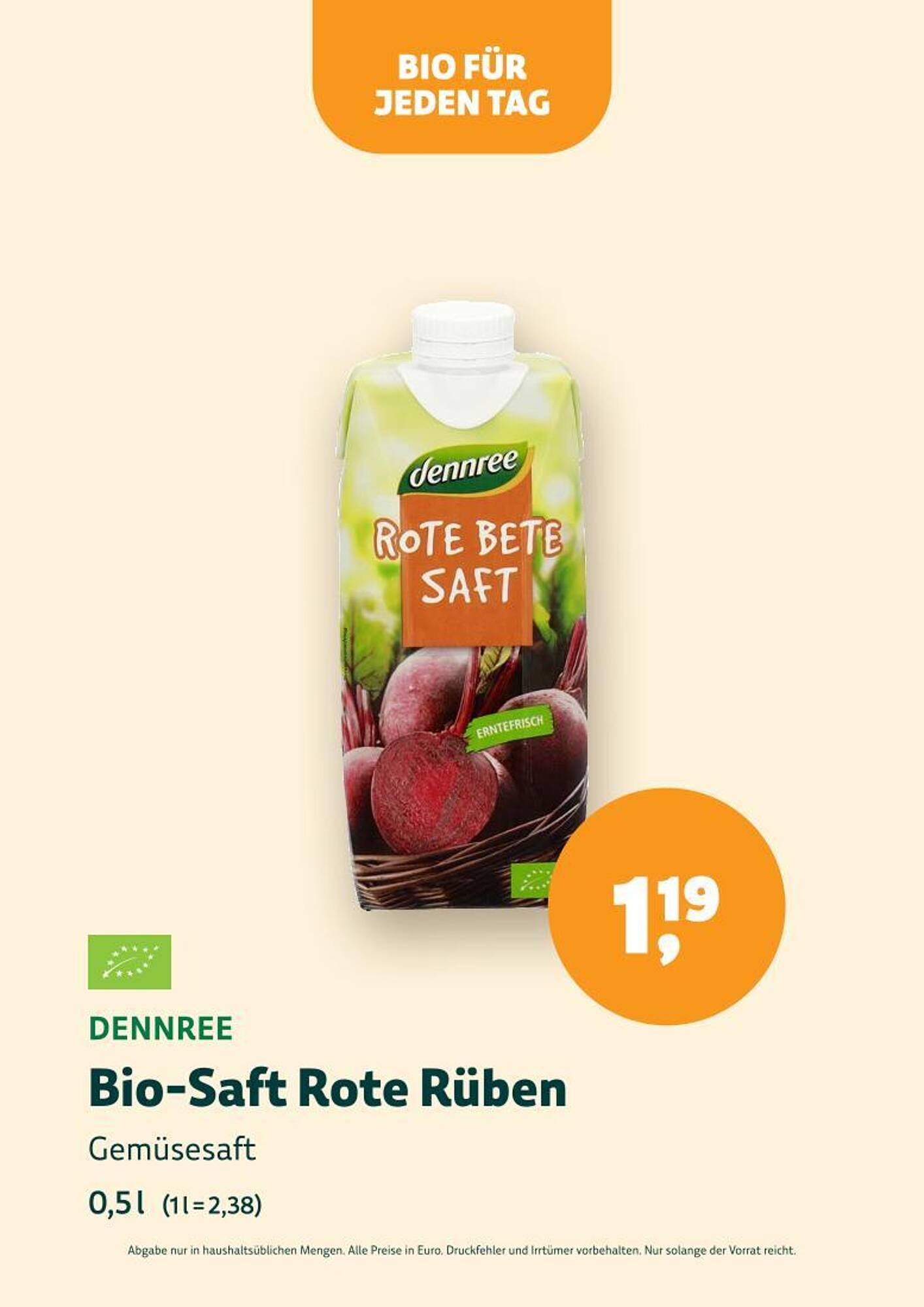 Denn's Biomarkt Flugblatt