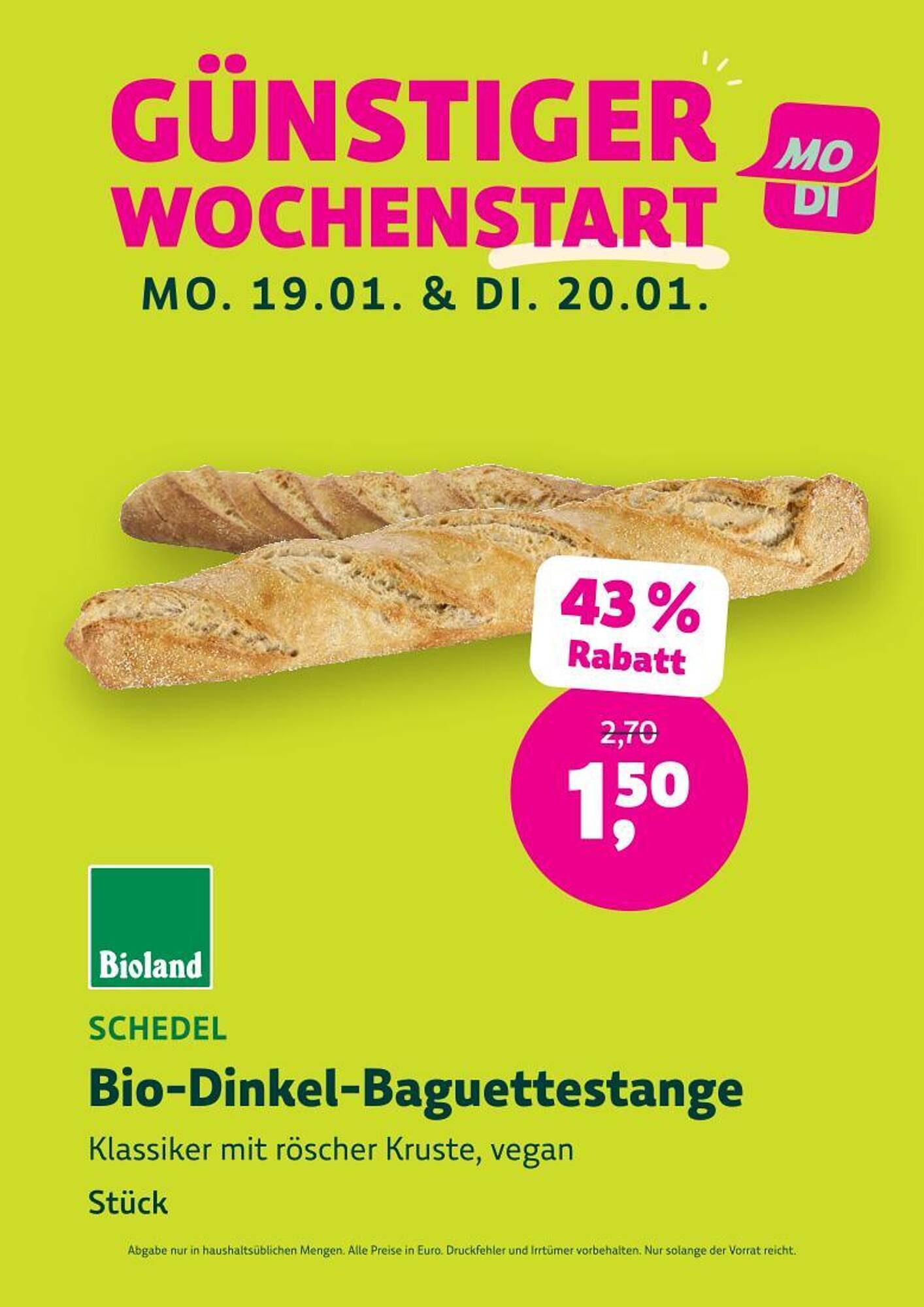 Denn's Biomarkt Flugblatt