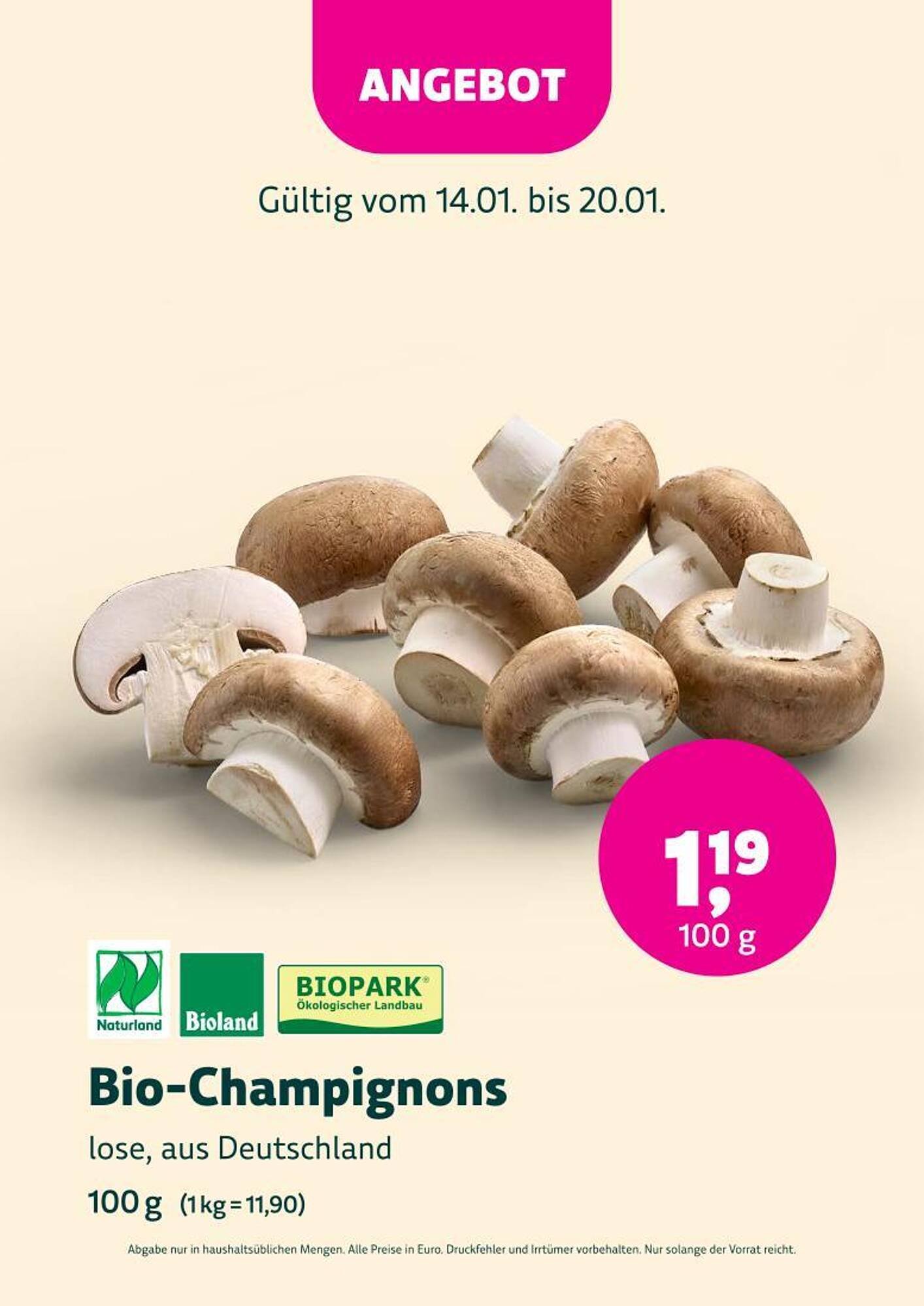 Denn's Biomarkt Flugblatt