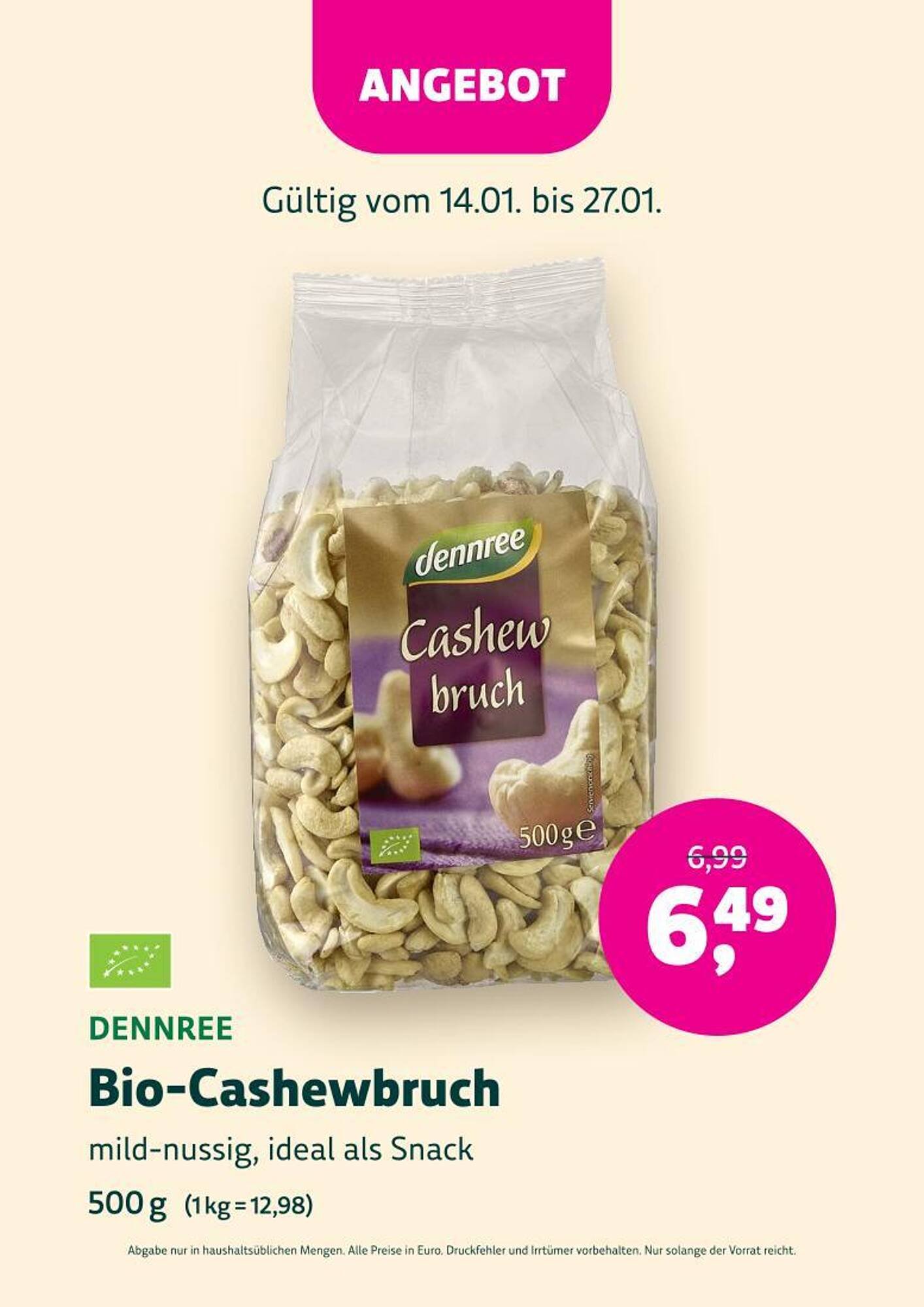 Denn's Biomarkt Flugblatt