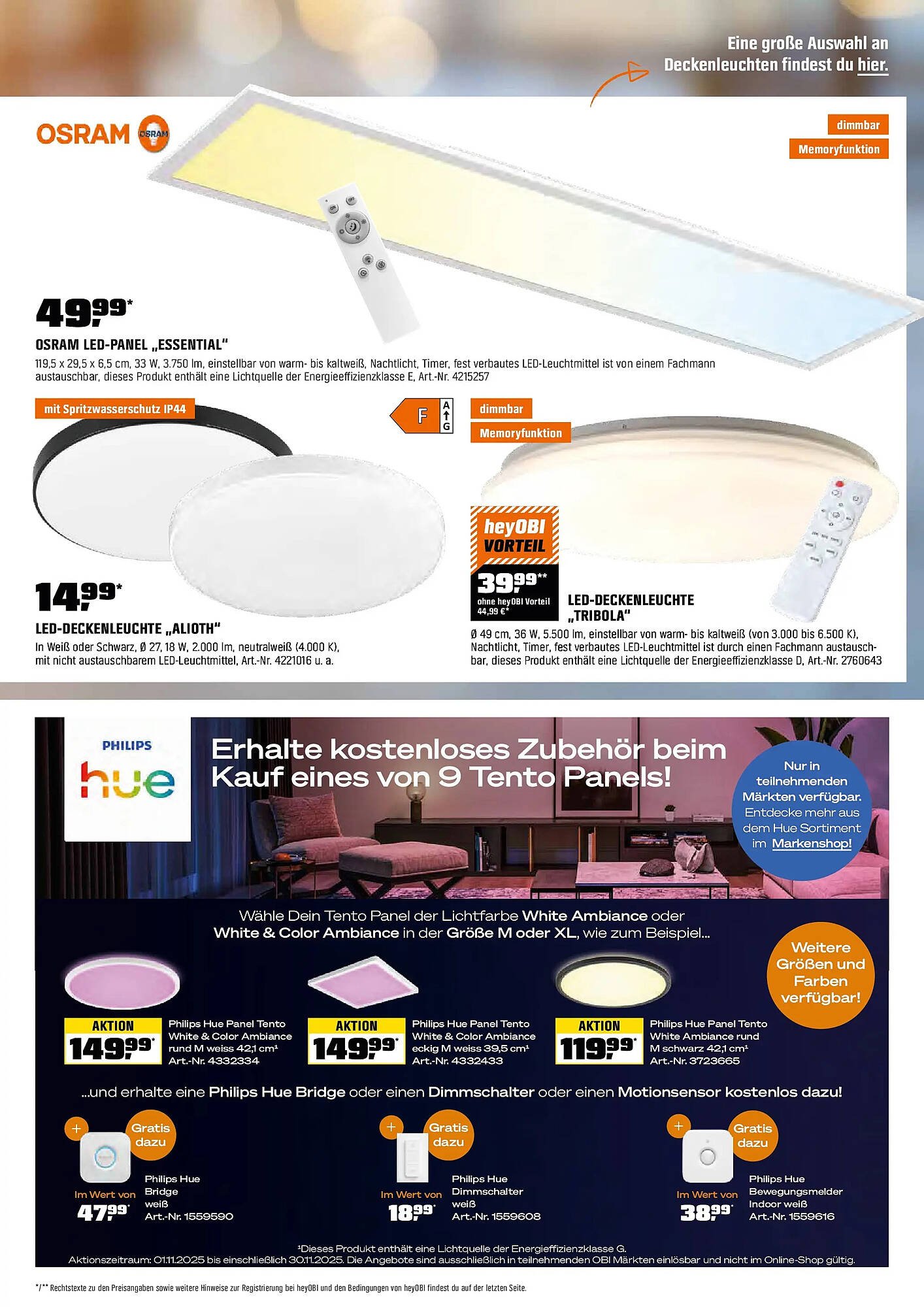 OBI Flugblatt (2025-11-01 - 2025-11-13) | 13