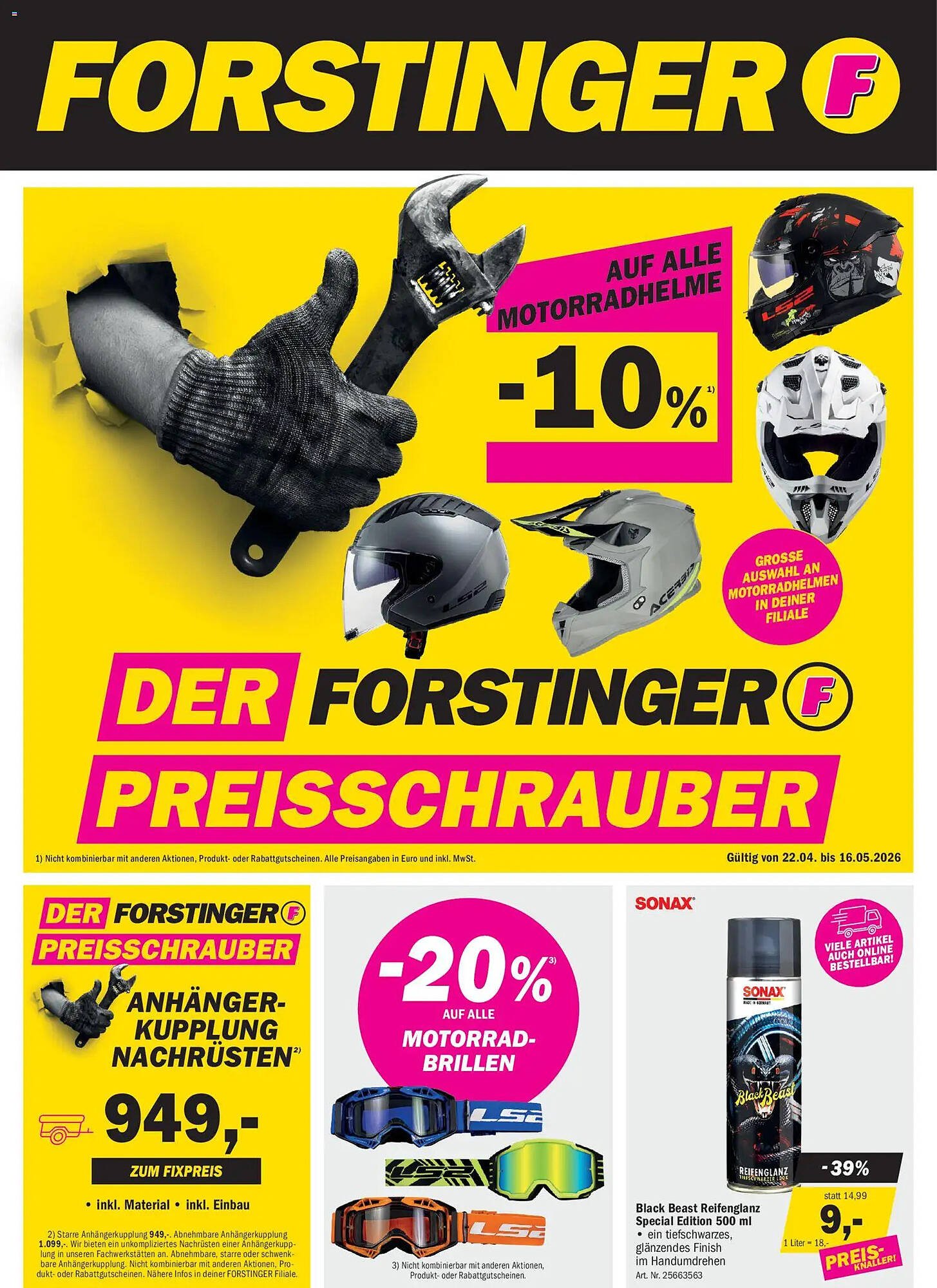 Forstinger Flugblatt